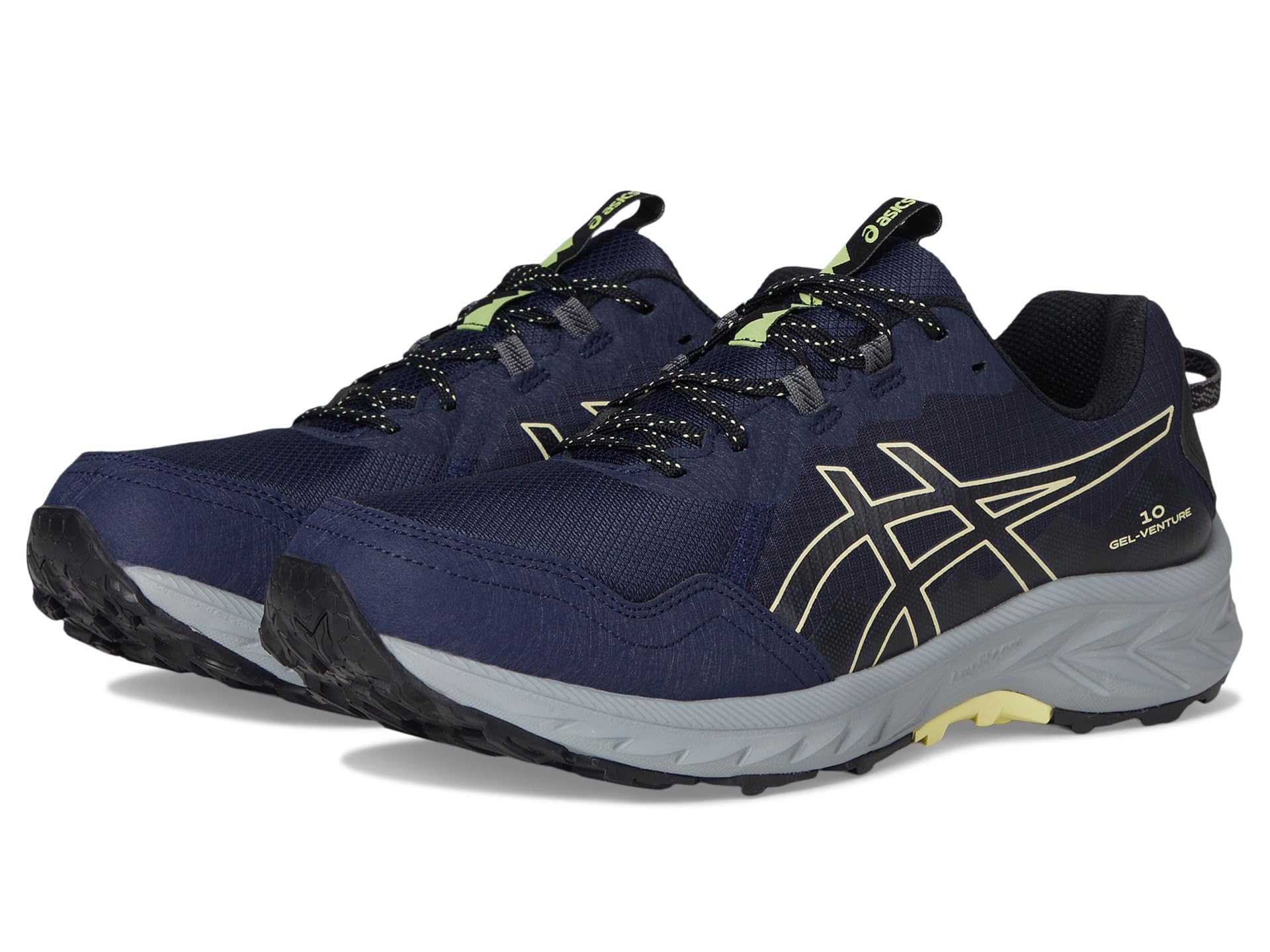 ASICS Men's Gel-Venture 10 Running Shoes 8.5 X-Wide Midnight/Black