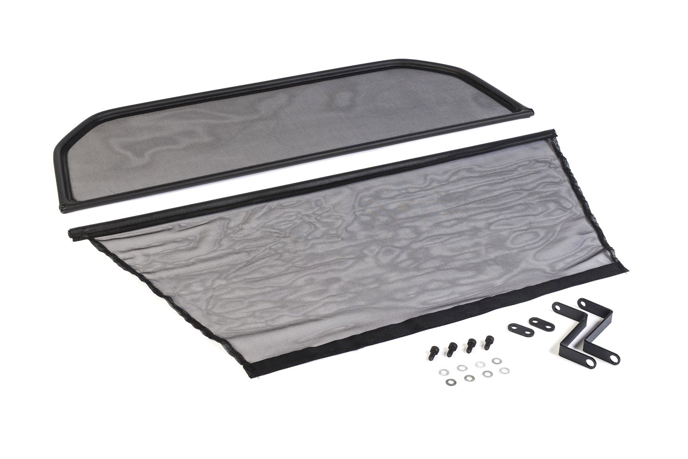 GermanTuningParts Déflecteur de vent pour Porsche 911 964 Cabriolet avec capote électrique 1988-1994 – Noir – Déflecteurs d'air – Coupe-vent