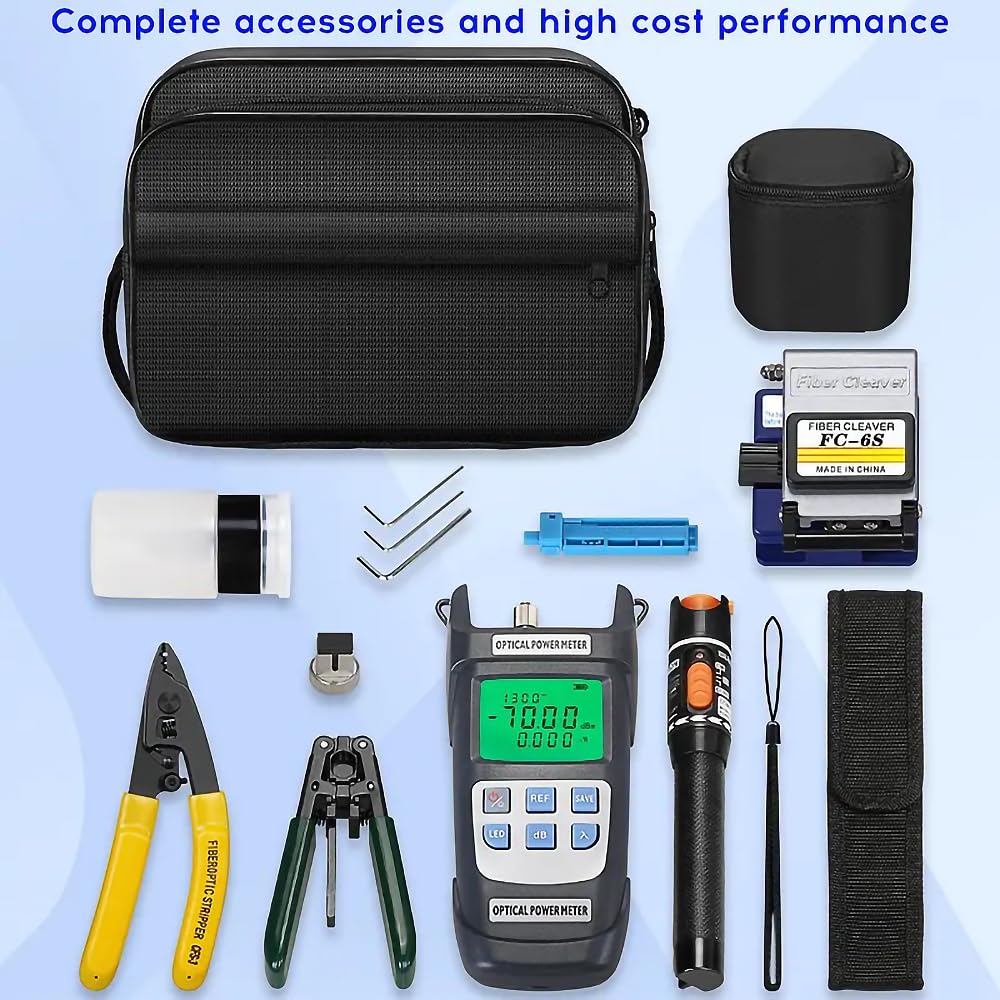 Kit Strumenti Fibra Ottica FTTH Con Tagliatrice FC-6S E Localizzatore Guasti 30mW - Per Connessioni SC - Foto 2