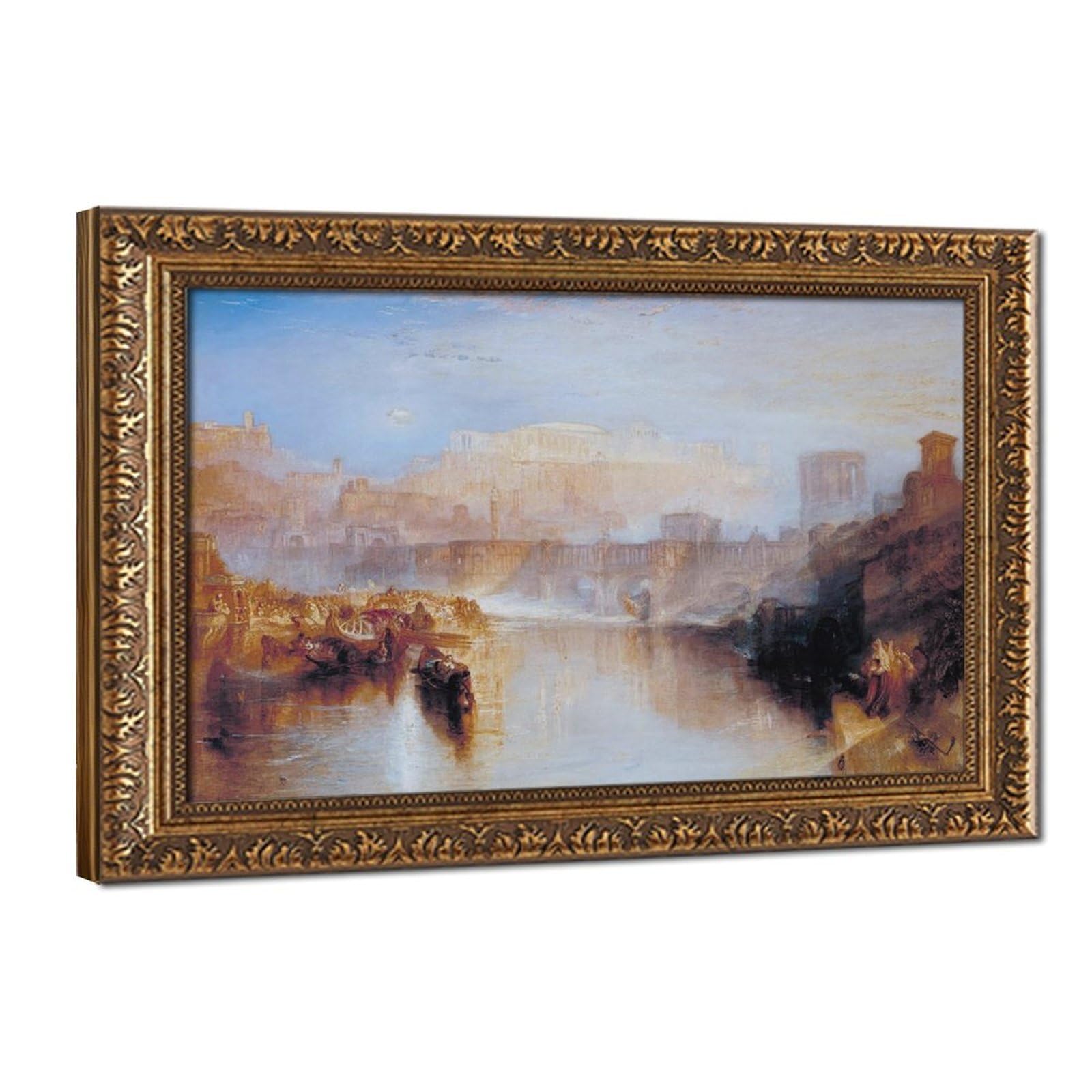 Impression sur toile Rome antique Turner - Décoration murale salon 61x91 - 8