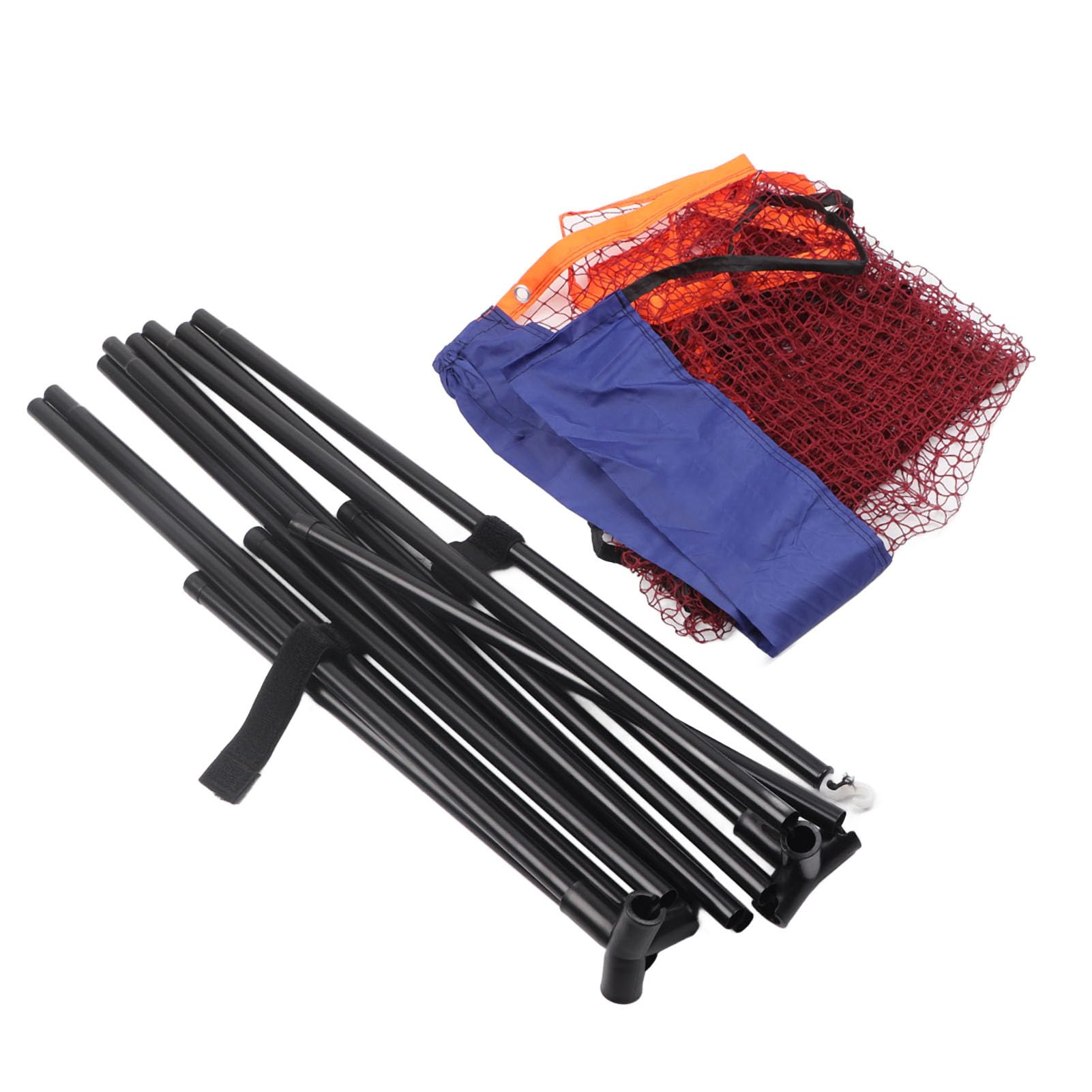 Rete da Badminton Regolabile Rete da Tennis Portatile Durevole con Supporto Resistente Alla Ruggine per Vialetto da Spiaggia Cortile Nylon Leggero di Alta qualità
