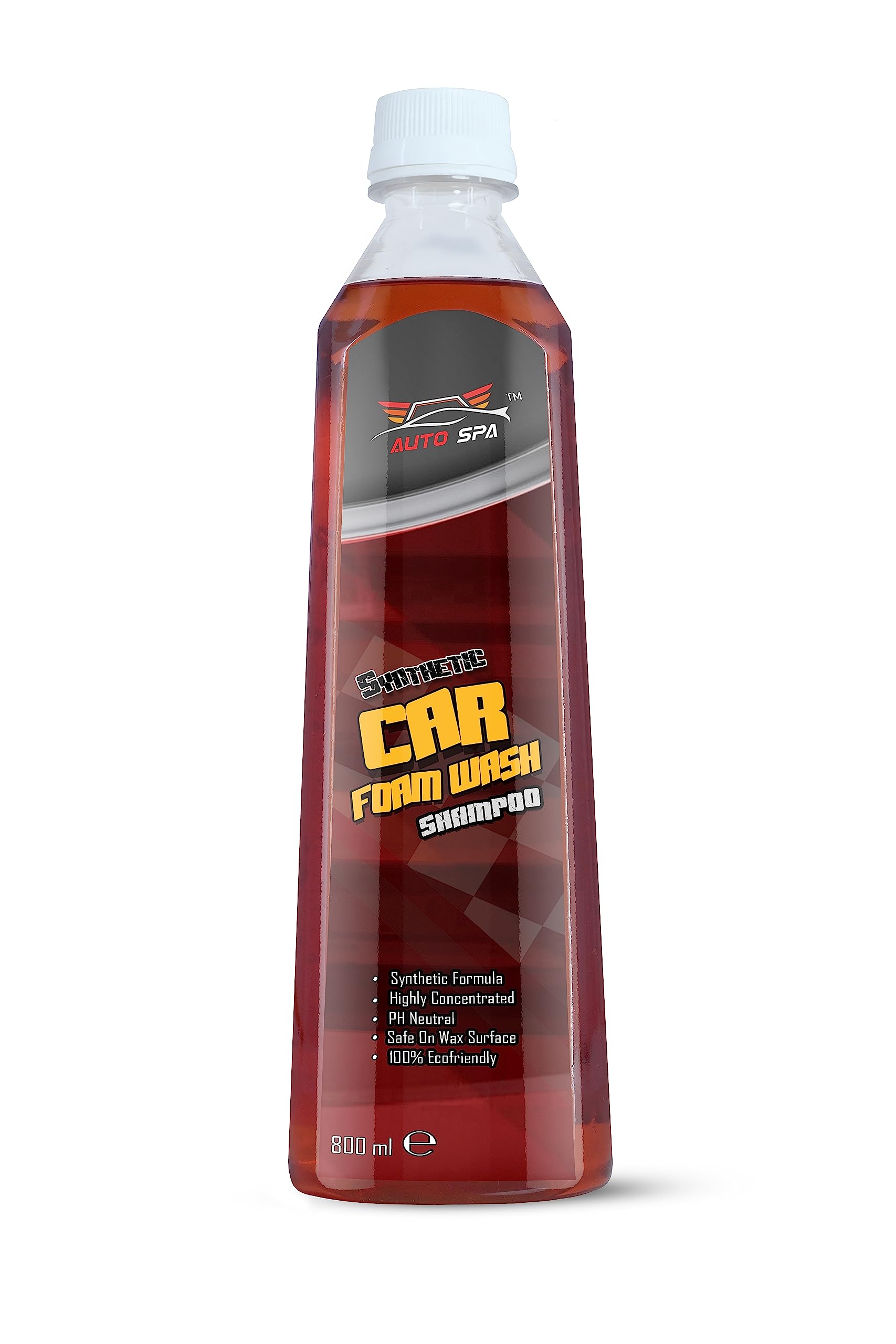 auto spaSynthetic Foam Wash Car & Bike Washing Shampoo Concentrate - 1LTR | Thick Foaming Snow Bubble Wash For Swirl Free Cleaning | pH Balanced | Ultra Soft Liquid For Extra Shine