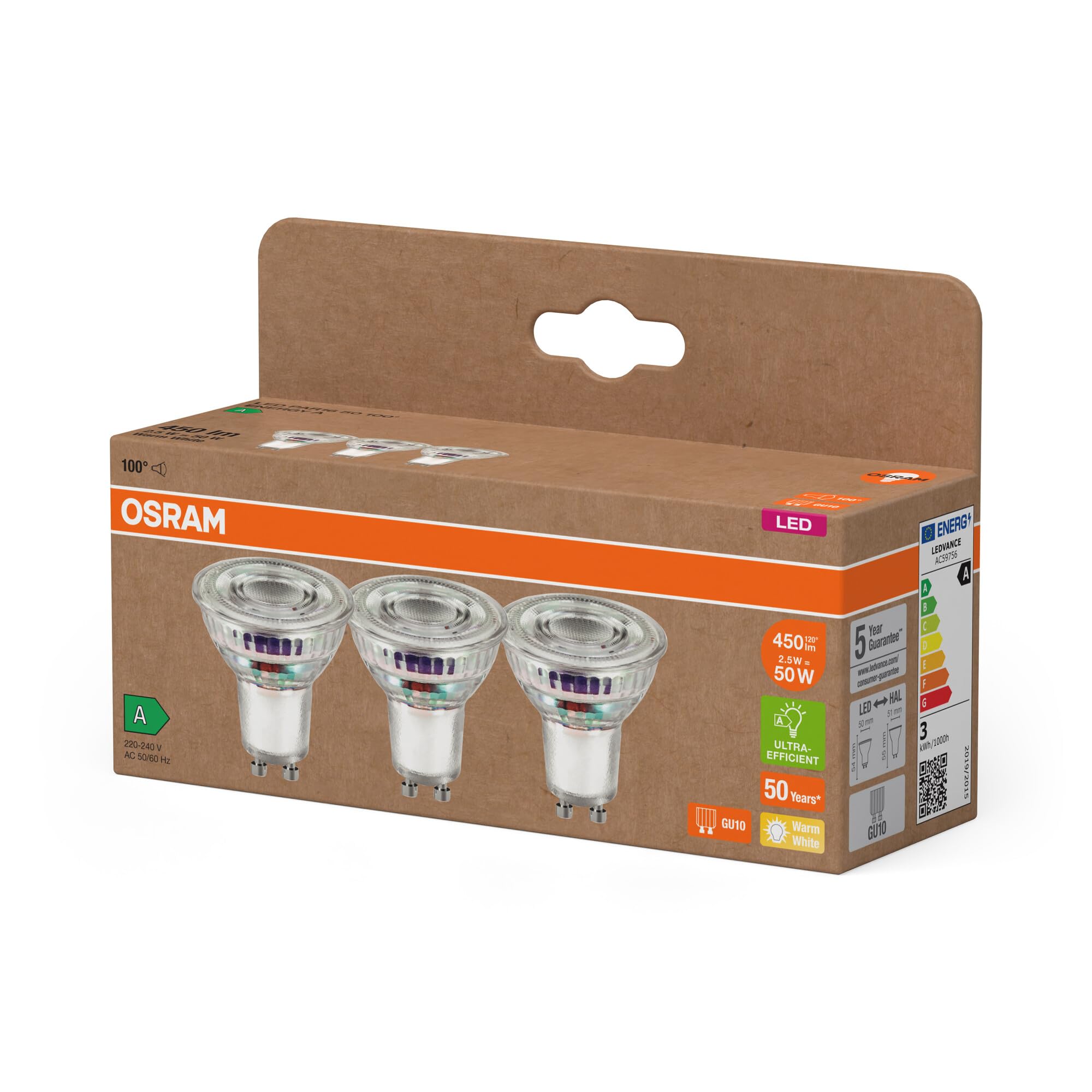 OSRAM LED-Deckenpanel Rüdiger 33W, 60x60 Cm – Warmweiß 3000K, Für Abgehängte Decken