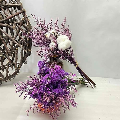 Miniatura 5 de Ramo de flores secas, paquete de flores de caspia seca, lavanda floral, arreglos florales artificiales para decoración de bodas, coronas de puerta,