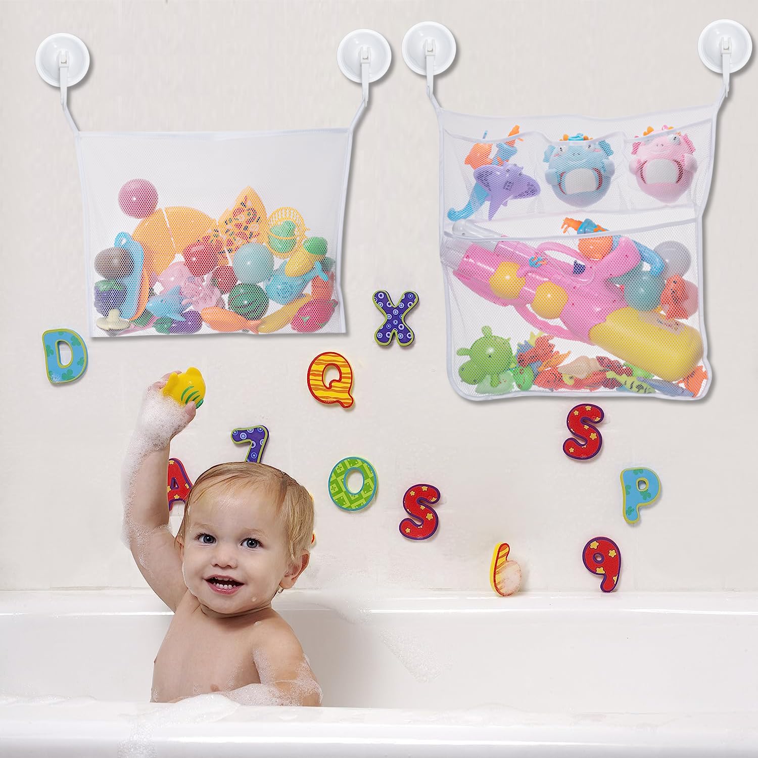 Copper Pearl - Organisateur de jouets de bain | Sauterelles et Coccinelles