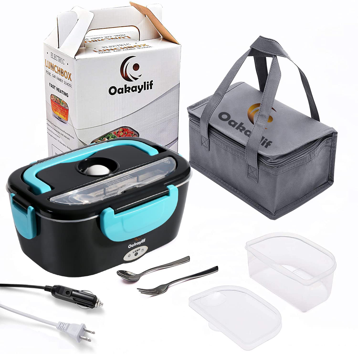 Buy Electric Lunch Box Food Warmer,Oakaylif 2 IN 1 Portable Heated