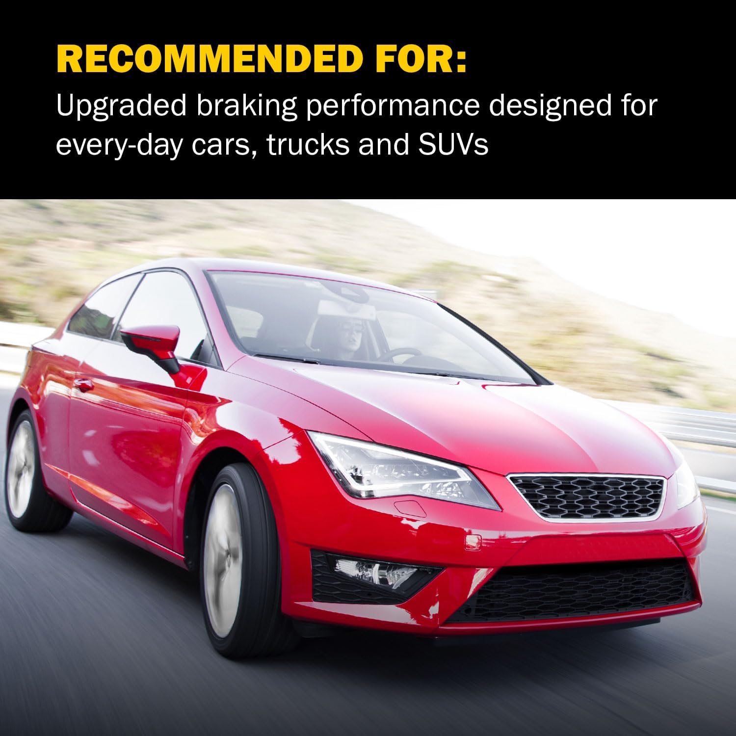 PowerStop Front Brake Pads For Cadillac CT4 2022 | Chevrolet Corvette 2023-24 - Z23 Carbon-Fiber Ceramic Brake Pads With Installation Hardware, Z23-2444