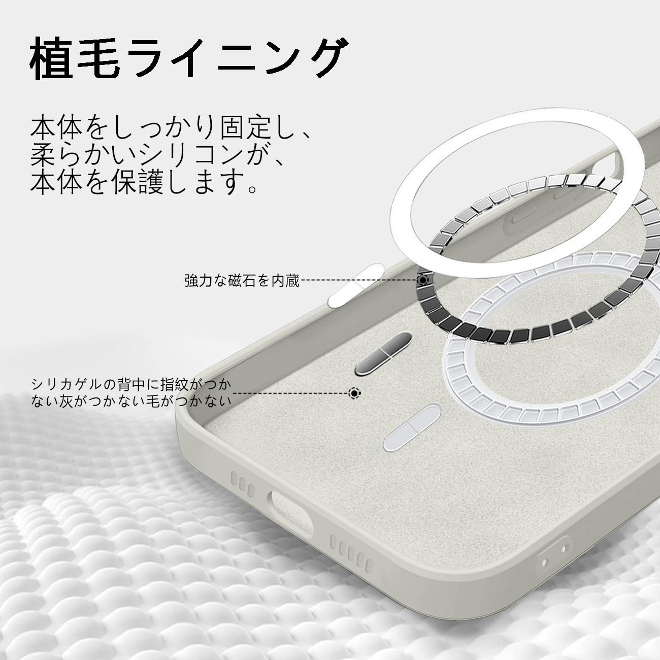 Amazon.co.jp: MiaoKeDa iPhone 13 Pro MagSafe対応 シリコン ケース