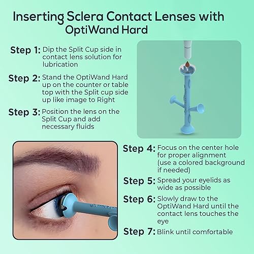 Miniatura 6 de Hard Single  Herramienta portátil RPG Sclera de extracción e inserción de lentes de contacto  Dispositivo de inserción y extracción de lentes de ojo