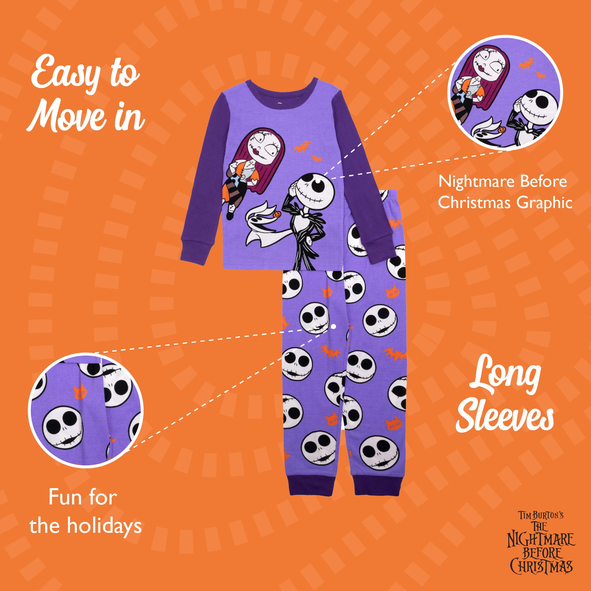 Disney Set di 2 pigiama unisex per bambini, in cotone, morbido e carino