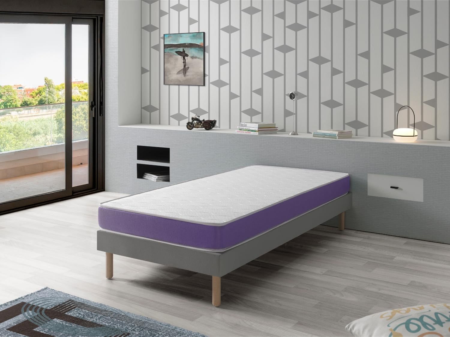 Lot X2 Matelas En Mousse Respirante 80x180 Onix, Epaisseur 14 Cm , Ergonomique Et Adaptable à Lot X2 Matelas En Mousse Respirante 80x180 Onix, Epaisseur 14 Cm , Ergonomique Et Adaptable à