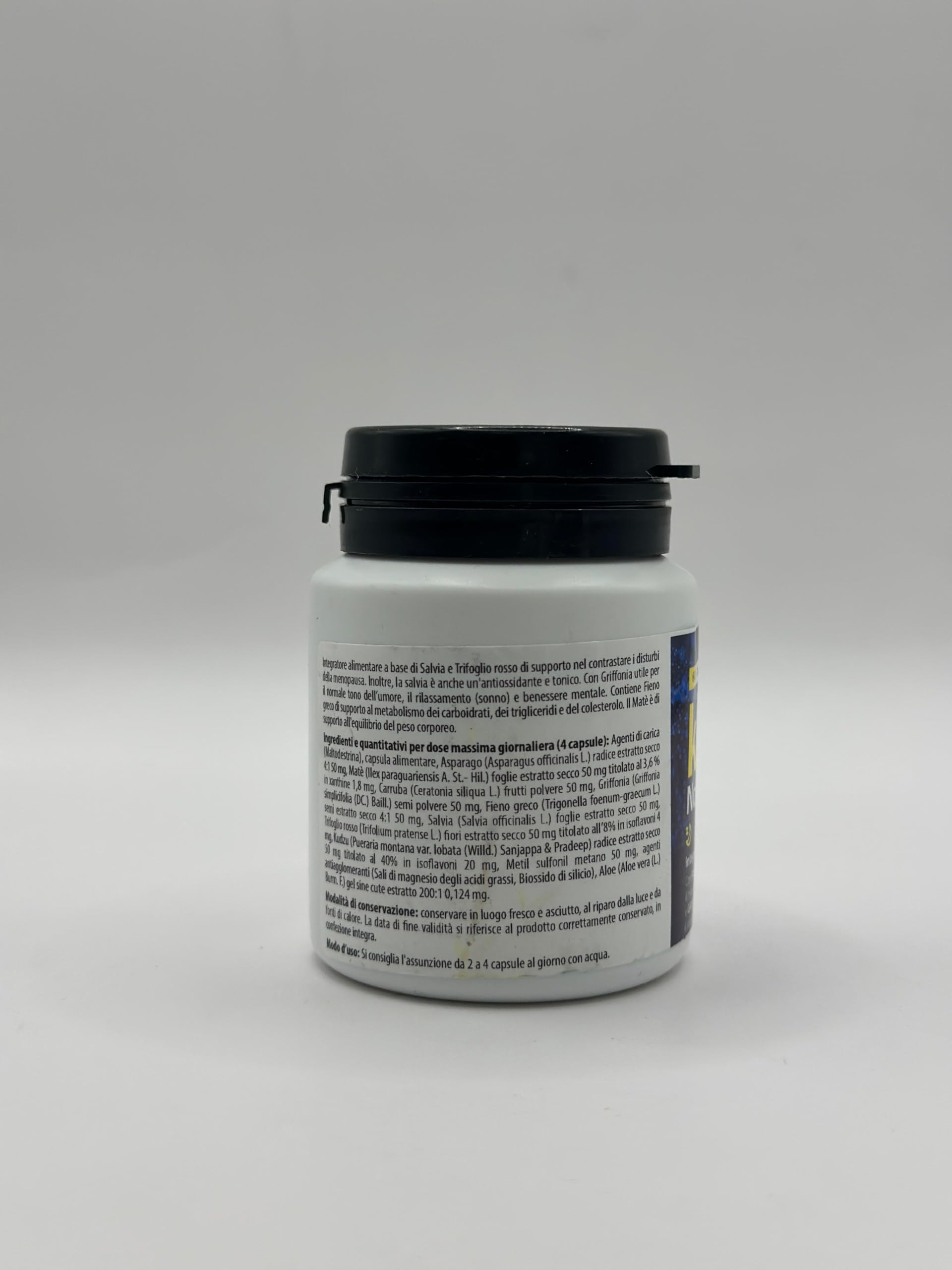 Keto Notte Integratore Alimentare Notturno 120 Capsule da 500mg | Supporto Dieta e Benessere Notturno, Con Griffonia, Con Matè, Con Trifoglio Rosso