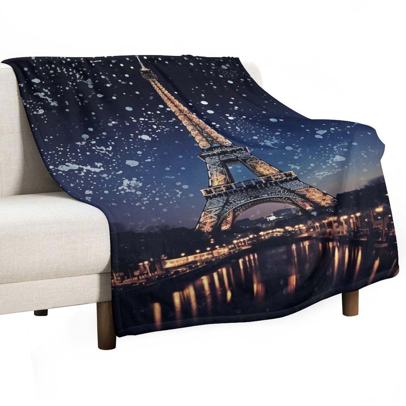 Couverture lit toutes saisons chaude légère et confortable Paris 167x228