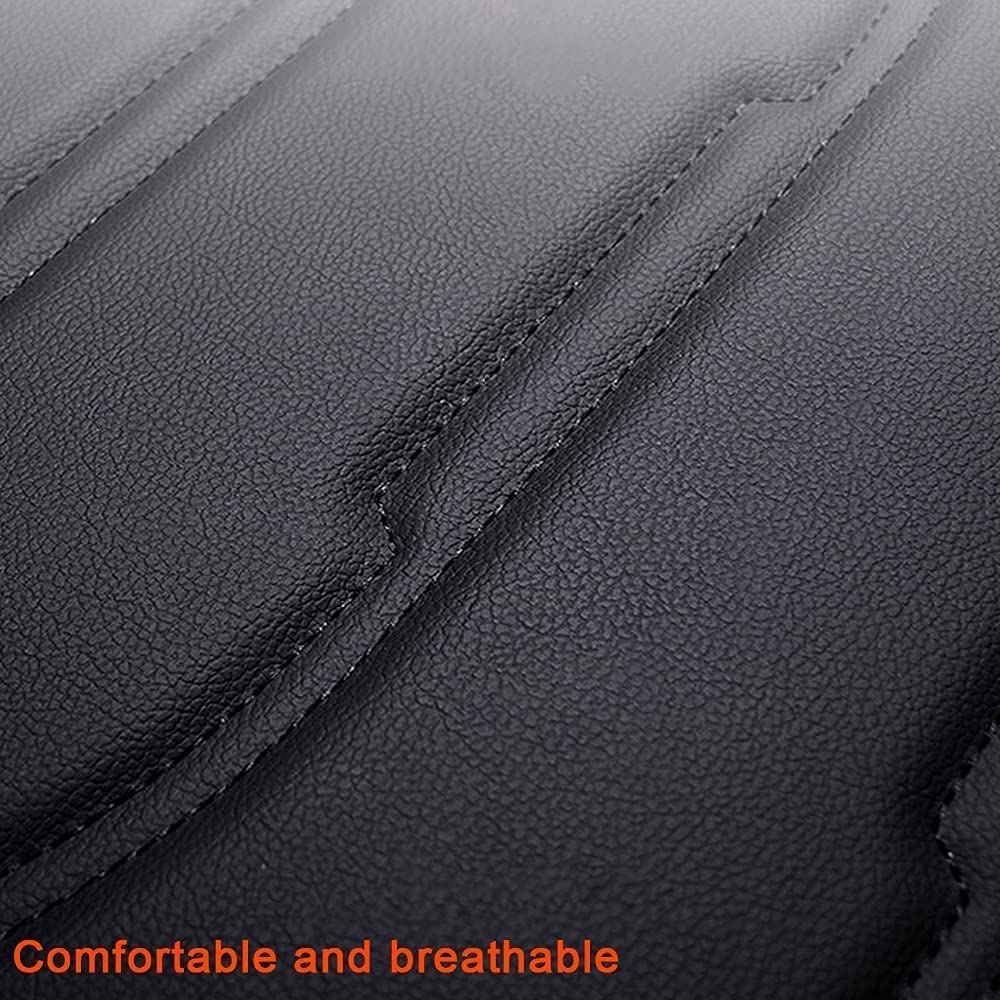 Voiture Ensembles De Housses Siège pour Audi A4 B8 Sedan 2007 2008 2009 2010 2011 2012 2013 2014 2015, Protection Siege Auto Accessoires Siège De Voiture,A/BlackRed-Luxurious