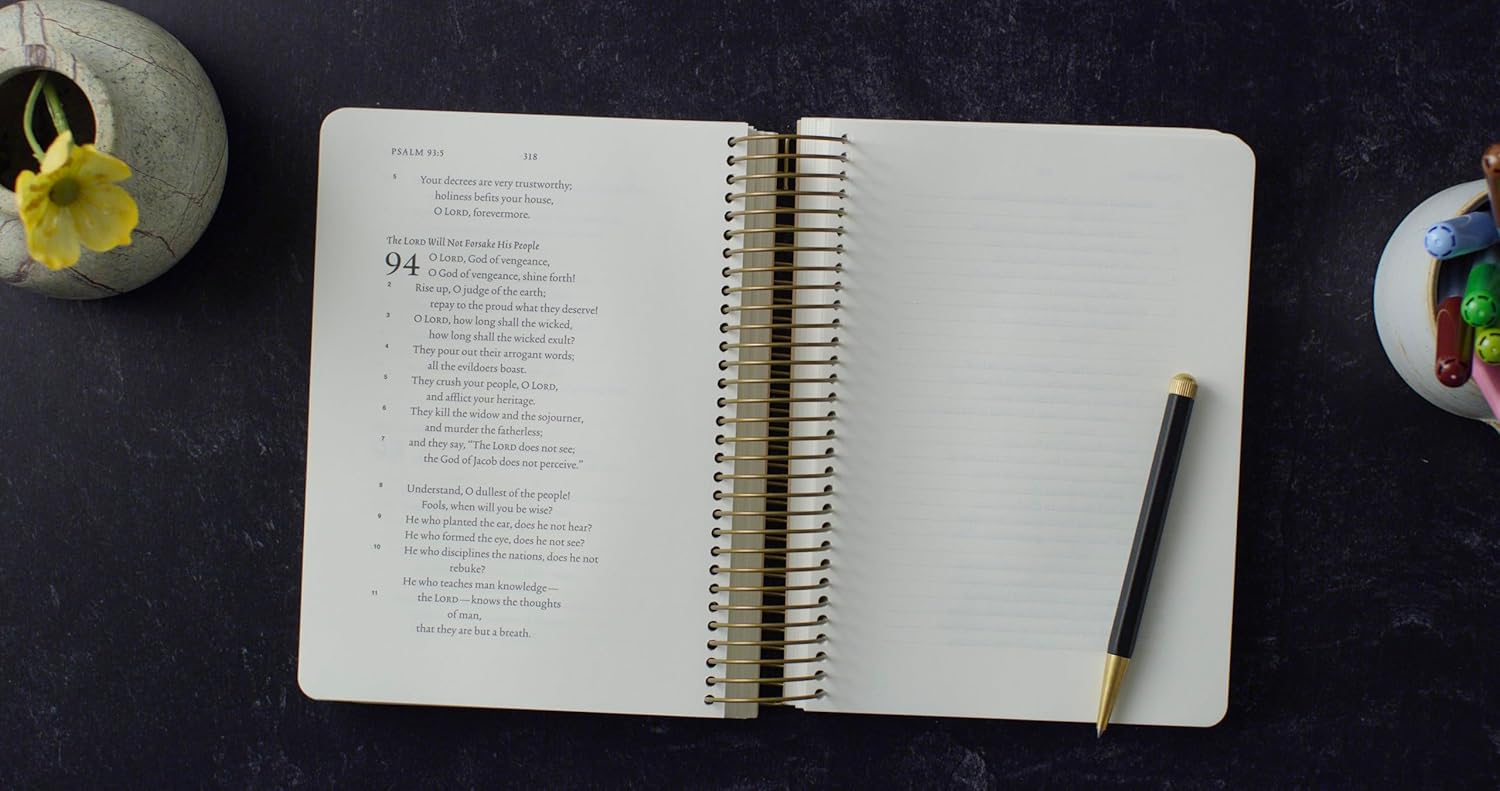 ESV Scripture Journal, Spiral-Bound Edition: Psalms (Artwork by Ruth Chou Simons) (Paperback) - Image 3