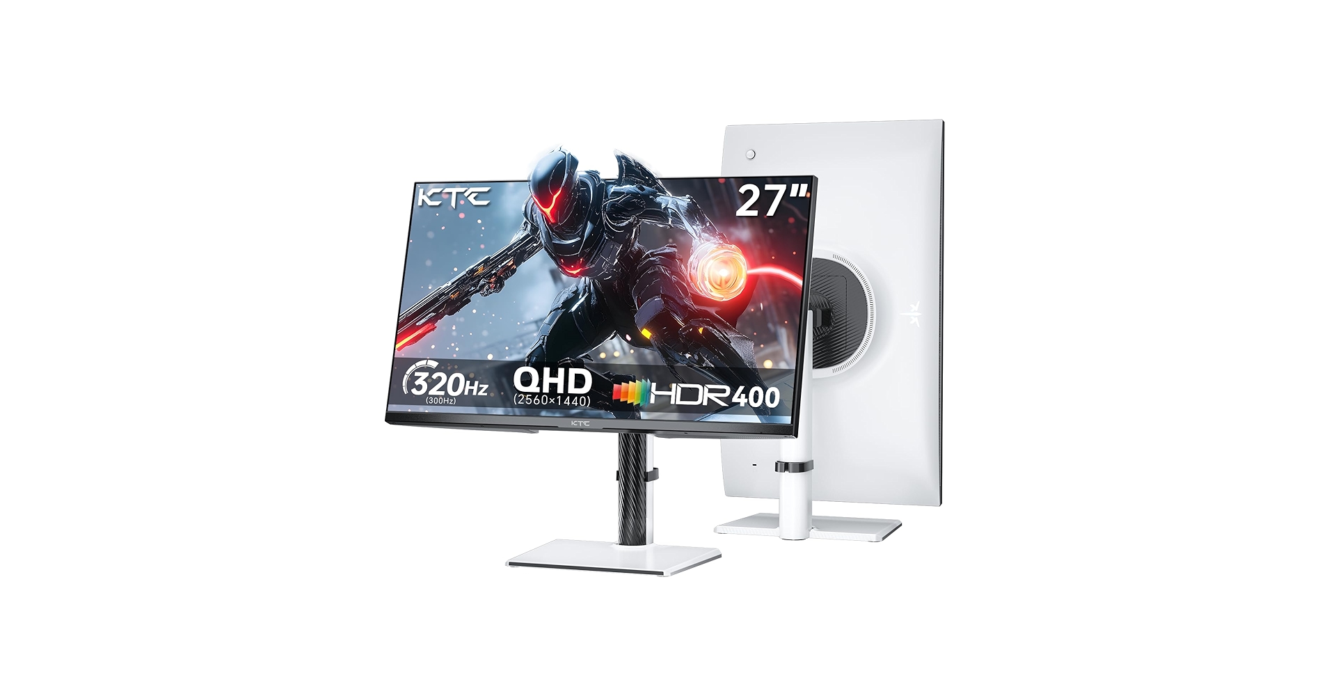 Amazon.com: KTC 27 Inch White Gaming Monitor 300Hz/320Hz