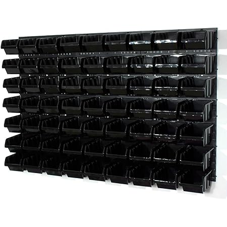 Set 6 Pannelli Per Officina Garage Con Kit Di 63 Contenitori Inbox