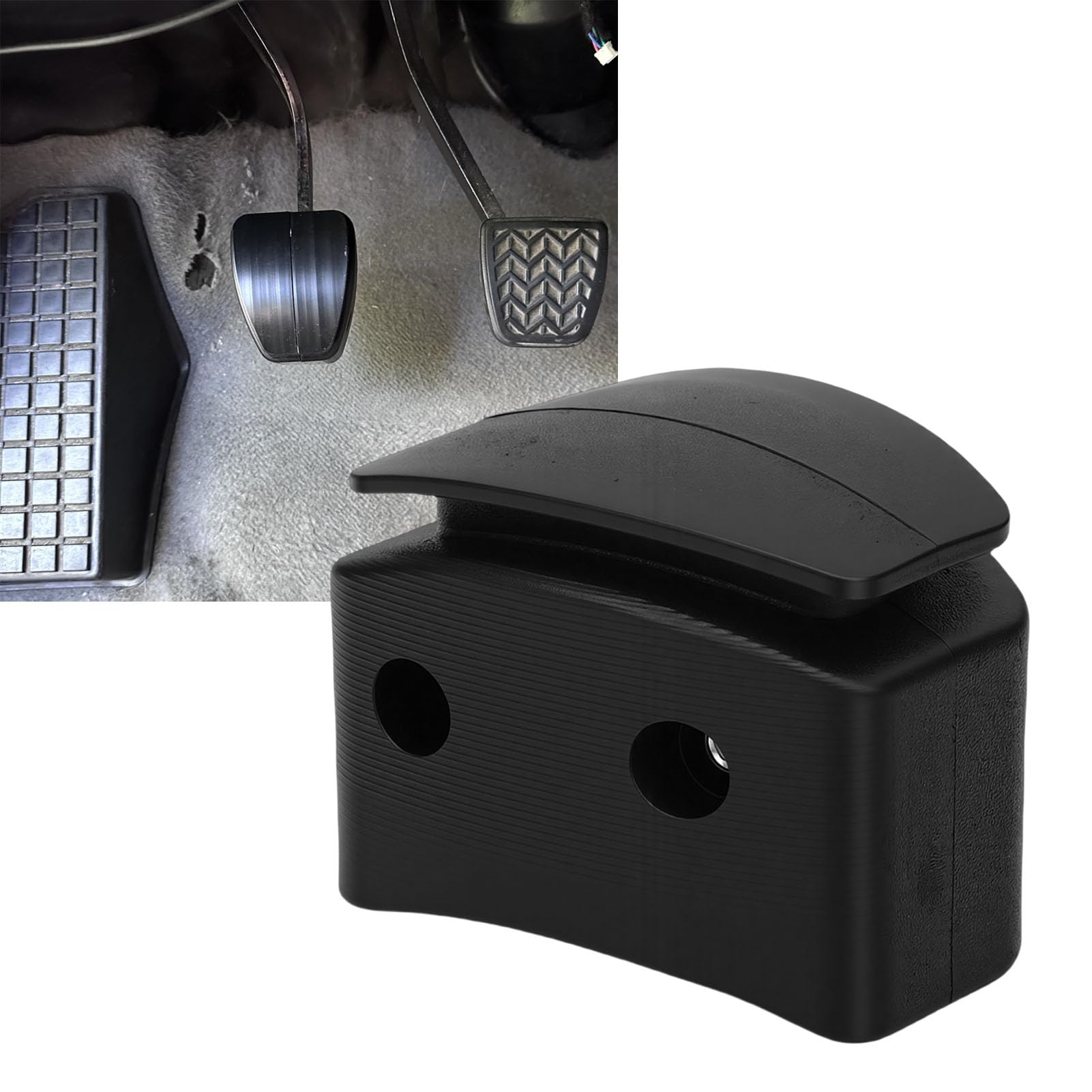 EMUKOEP Prolunga Pedaliera per Frizione, Accessorio Essenziale per Auto Migliore Ergonomia di Guida Installazione Semplice e compatibilità Universale Migliora Oggi Stesso il Comfort