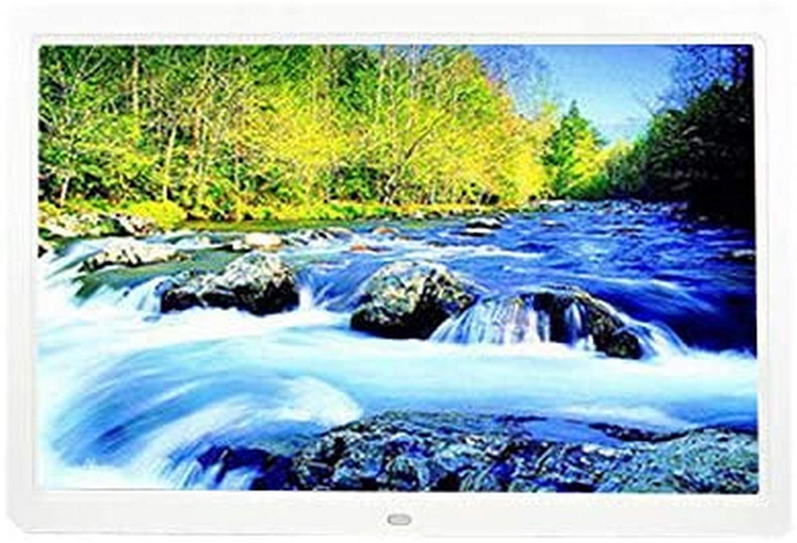 MYUYEE 15-Inch Widescreen Digital Photo Frame With A 1280X800 High-Definition Led Lcd Screen - Black (White-15 Inch)