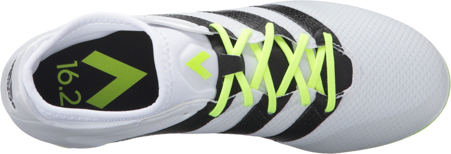 adidas Performance Ace 16.2 Primemesh FG/AG W Zapatillas de fútbol para mujer, blanco (Blanco/Negro/Electricidad), 39 EU