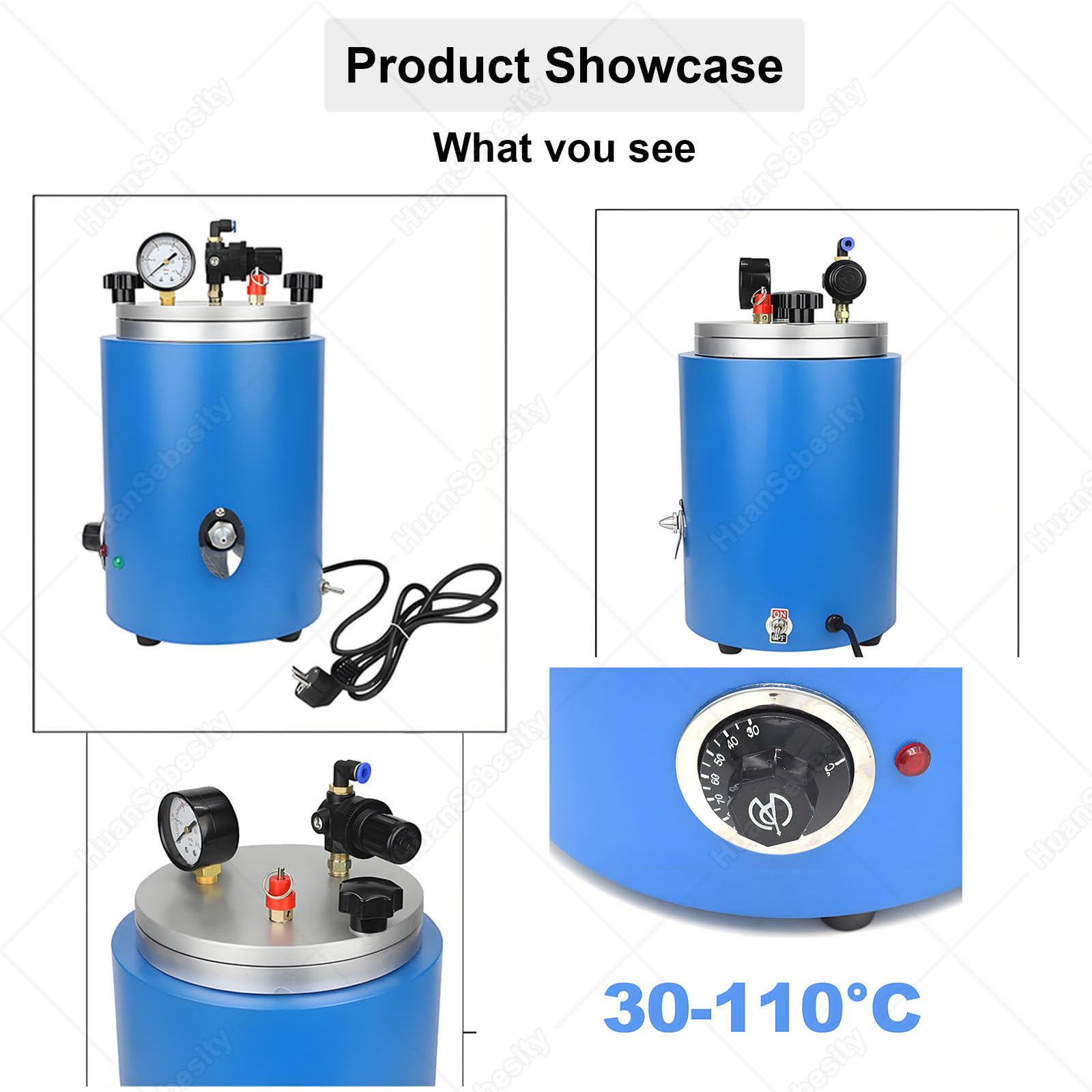 350wmacchina for Lo Stampaggio a Iniezione di Cera, Temperatura Regolabile 30℃ -110 ℃ Macchina per Colata Cera,Macchina Modelli Iniezione Cera per Gioielli