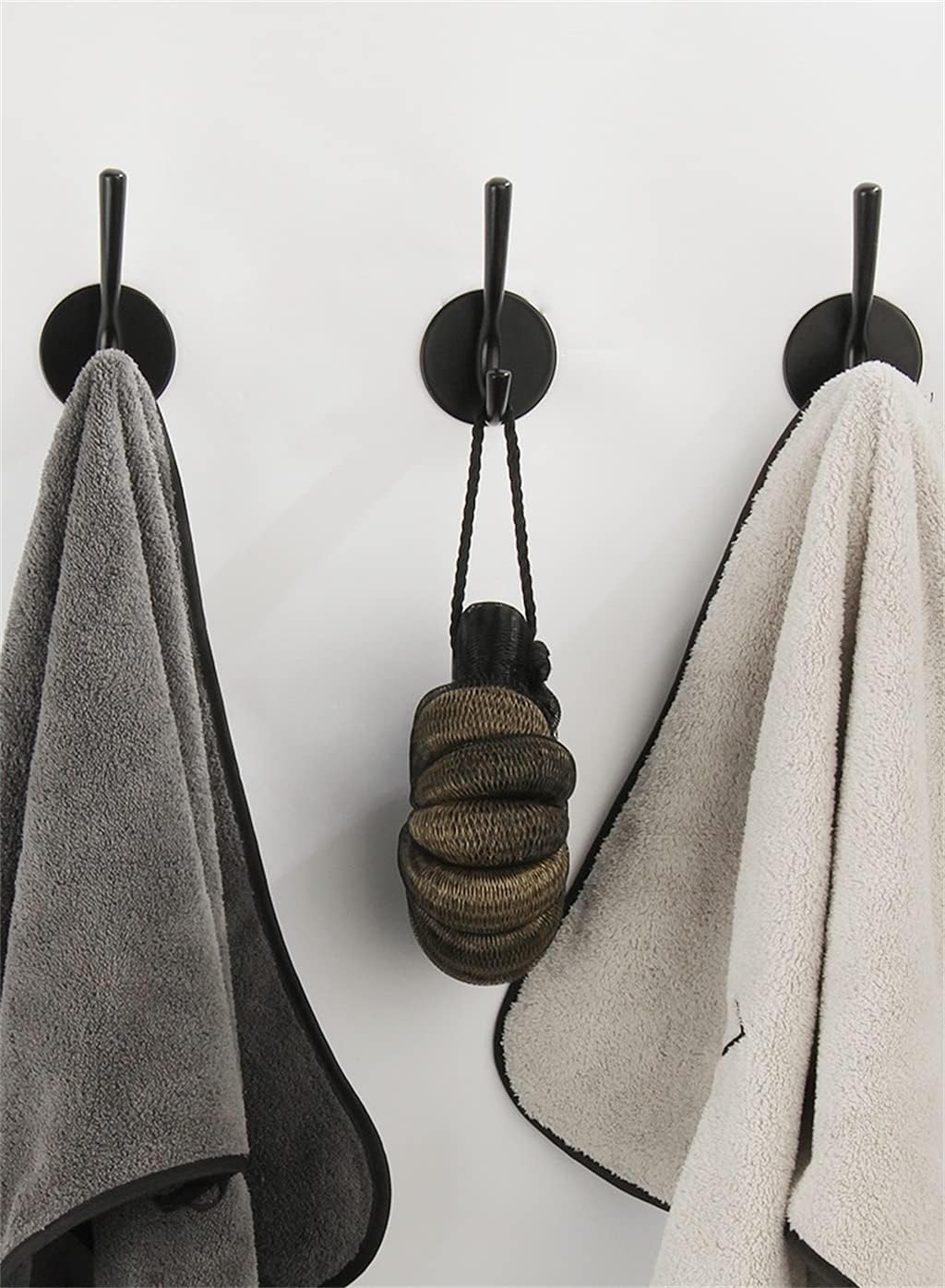 Perforation-Free Seamless Hanger Hook Strong Viscose Wall Hanging Wall Fitting Room Door Back Wall Shoe Cabinet Metal Hook(D,E)