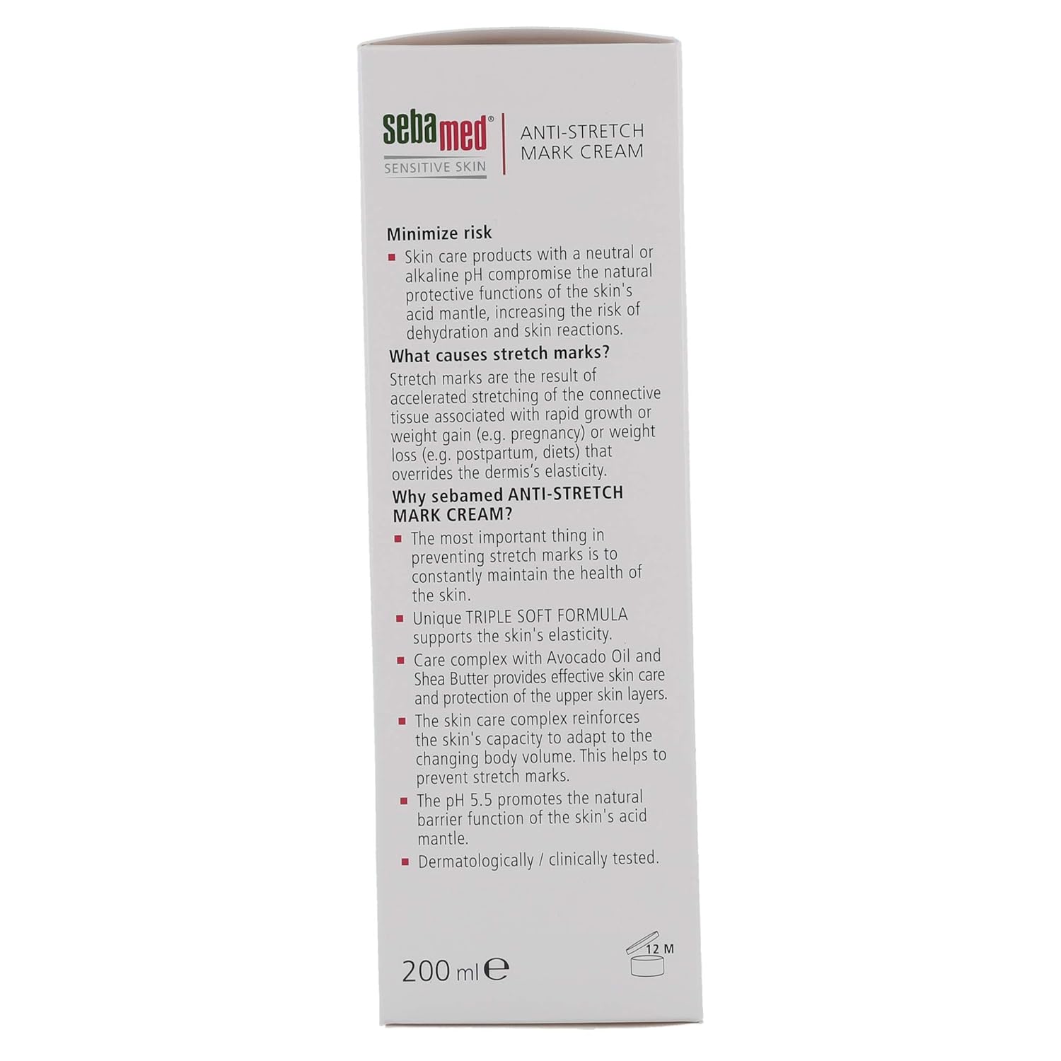 Sebamed Anti-Stretch Mark Cream Stretch Mark Cream - for Pregnancy Stretch Mark & Prevention Oil - Stretch Mark Removal Cream for Pregnant Women, Mothers - Safe for All Ages & Skin Types