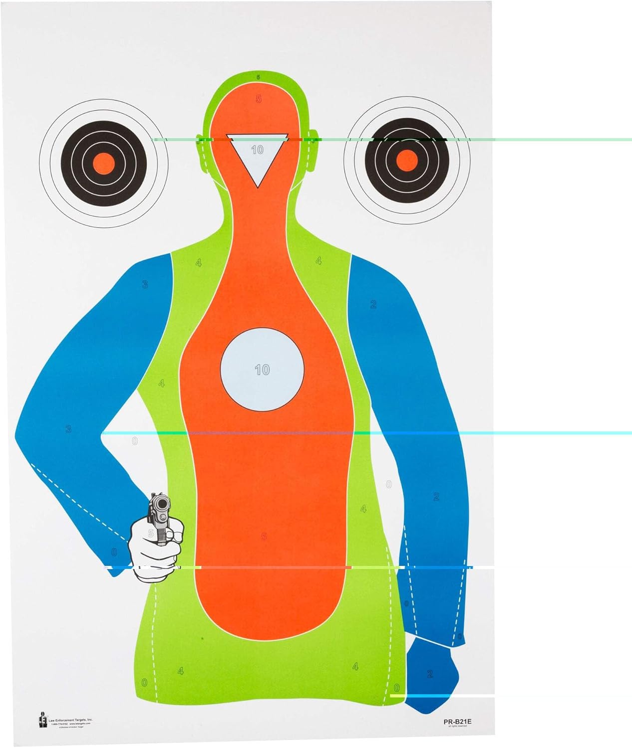 ACTION TGT HIVIS FLOR B 21E 100PK