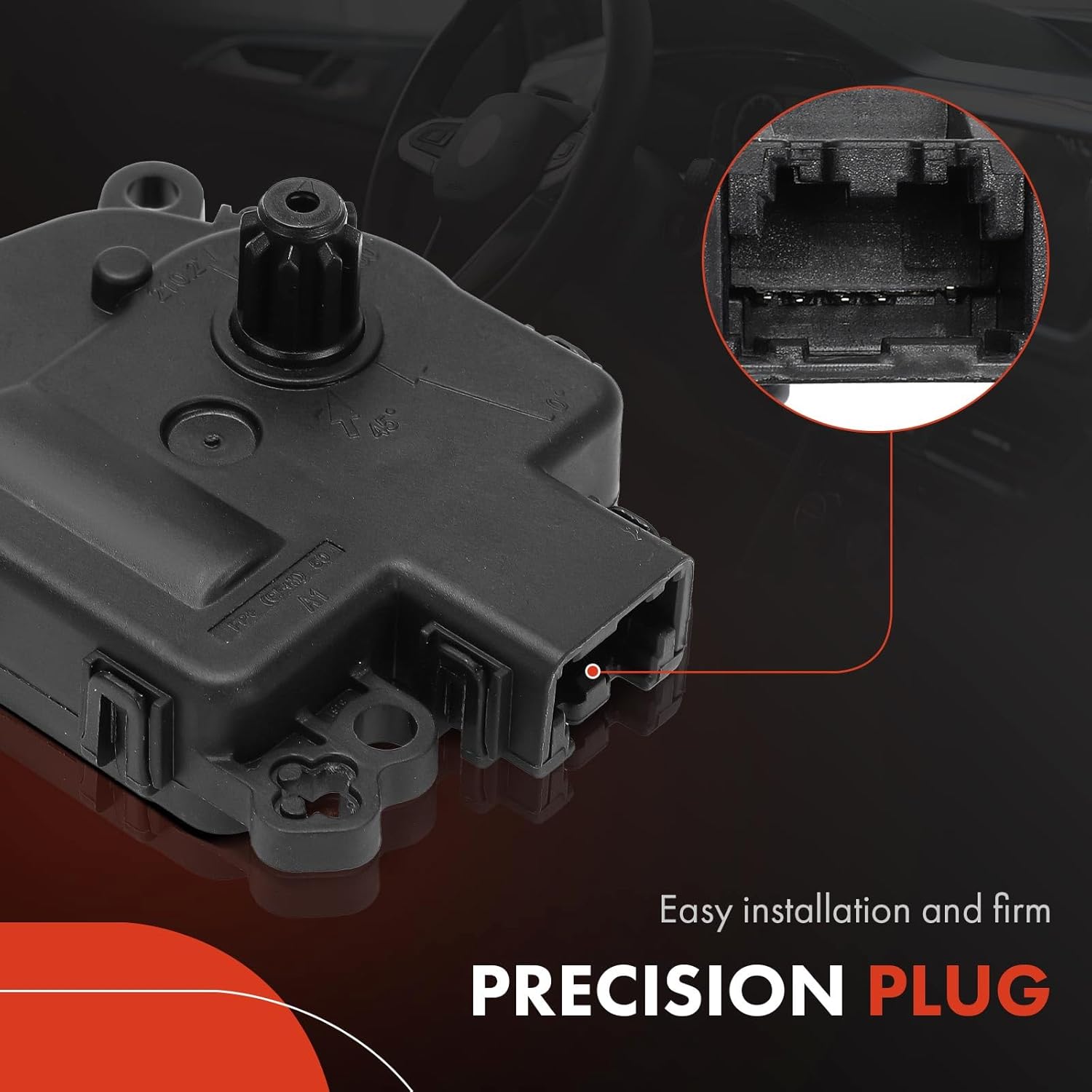 A-Premium HVAC Heater Blend Door Actuator Compatible with Ford Fusion 2013-2019, Edge 2015-2018 & Lincoln MKZ 2013-2019, MKX 2016-2018, Continental 2017-2019