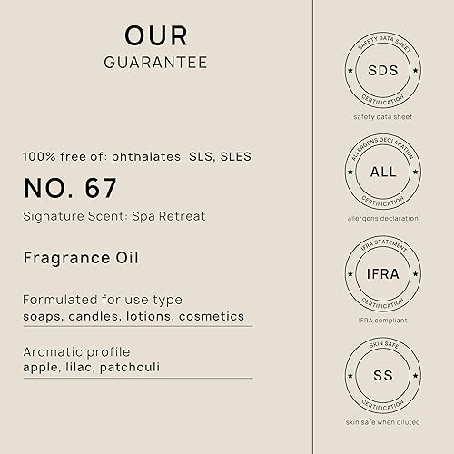 Miniatura 548 de VINEVIDA [4 onzas] Aceite de fragancia de madera de teca de caoba para fabricación de velas y fabricación de jabón, aromas de velas prémium para