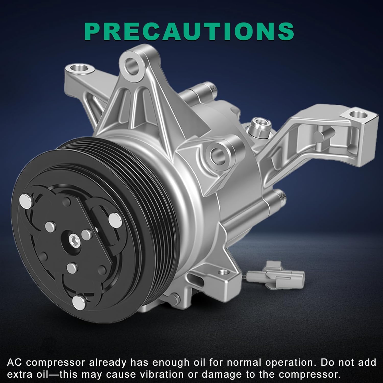 CO-29103C AC Compressor with Clutch Compatible with Subaru Forester 2014-2018, Impreza 2012-2016 2.0L, Crosstrek 2016-2017, XV Crosstrek 2013-2015, Air conditioner Compressor,only GAS