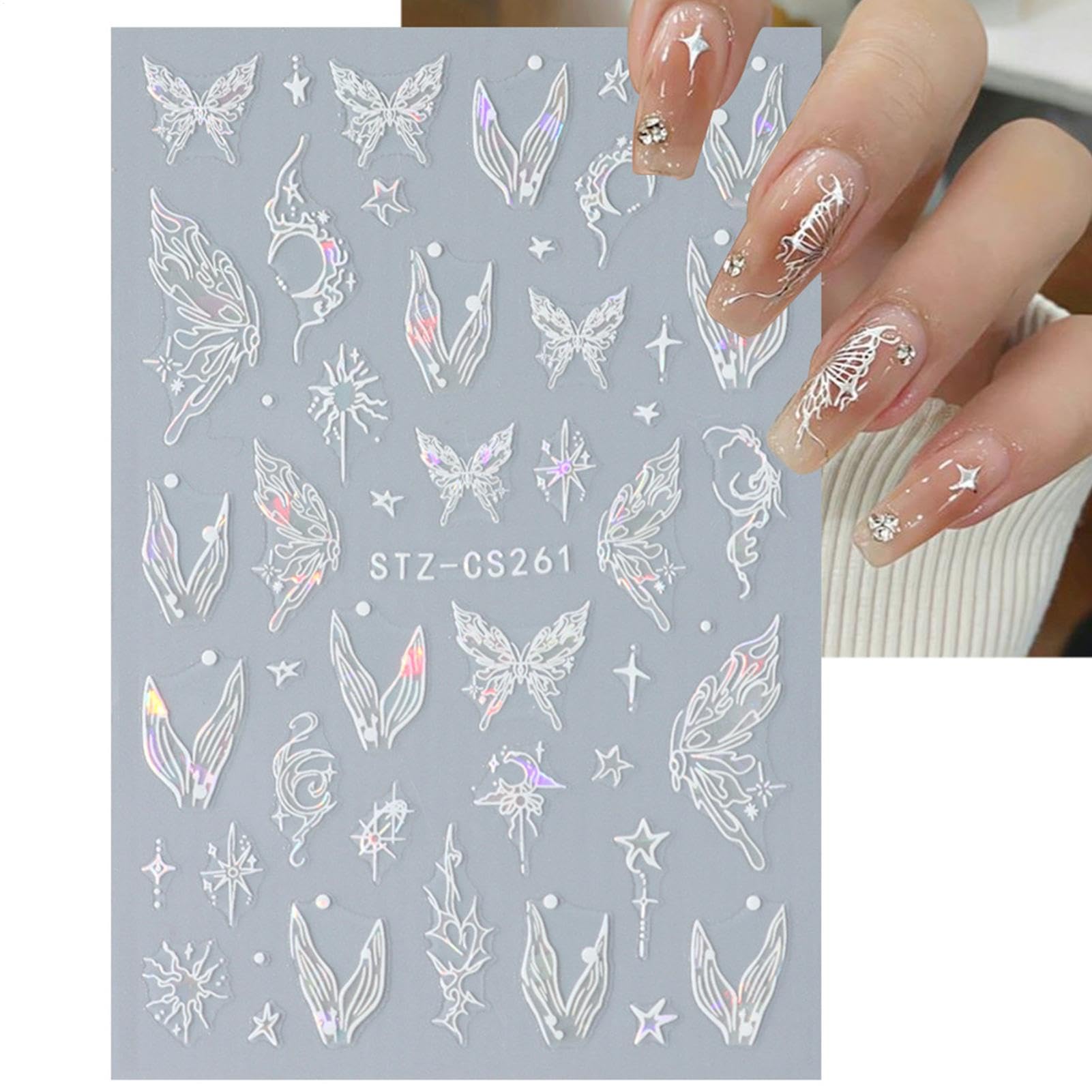 Adesivi per unghie, adesivi per manicure, adesivi per manicure per , adesivi per , adesivi impermeabili per , per feste | Disegni artistici per unghie e materiali per manicure, decalcomanie professionali per appuntamenti