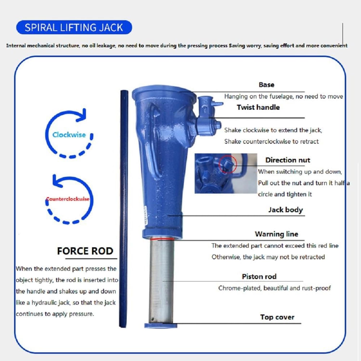 Spremiagrumi idraulico da 13 l, 2 tonnellate, in acciaio inox 304, design mobile con 4 ruote, ideale per spremere miele, frutta e verdura