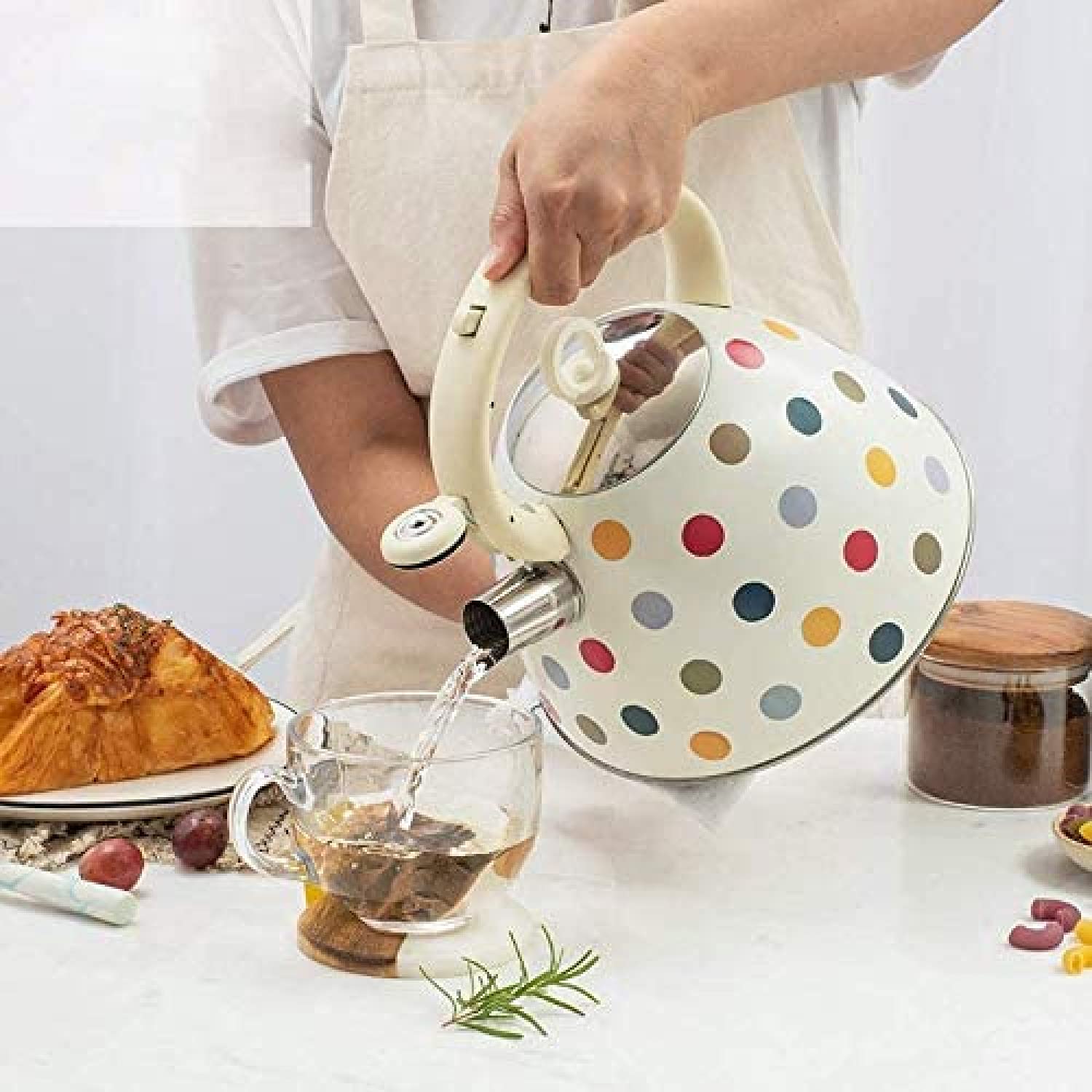 Czajnik z gwizdkiem 3 l czajnik ze stali nierdzewnej do kuchenki czajnik indukcyjny gwizdek czajnik uniwersalny do kuchenki gazowej i indukcyjnej