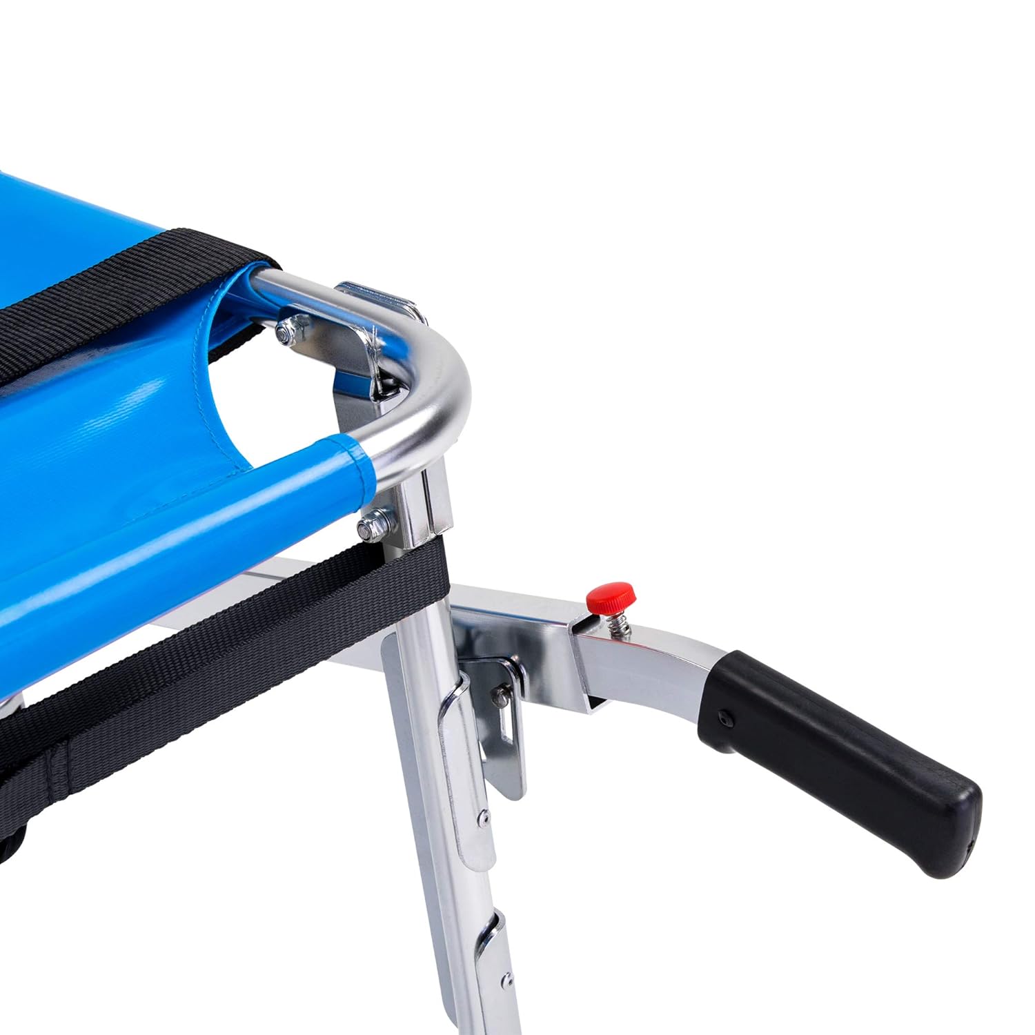 LINE2design Stair Chair 70010-BL EMS Emergency 4 Wheels Ambulance Firefighter Evacuation Medical Transport Chair with Patient Restraint Straps, 350 lbs Capacity, Blue 36″ x 21″ x 28″ : Industrial & Scientific