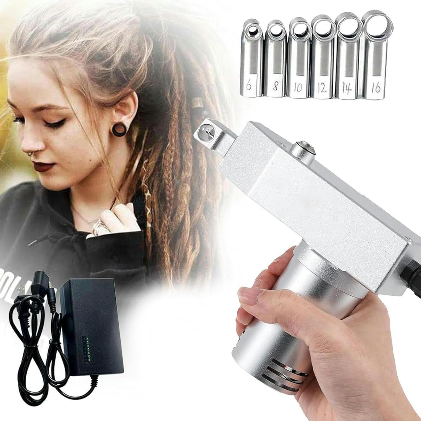 Machine à dreadlocks automatique pour réparer et resserrer les racines