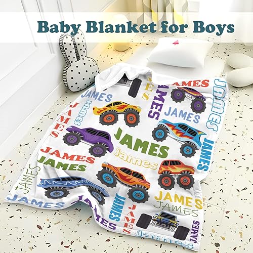 Miniatura 14 de Manta de bebé personalizada para niños, manta de bebé personalizada con nombre súper suave para niños, mantas de elefante personalizadas para bebés