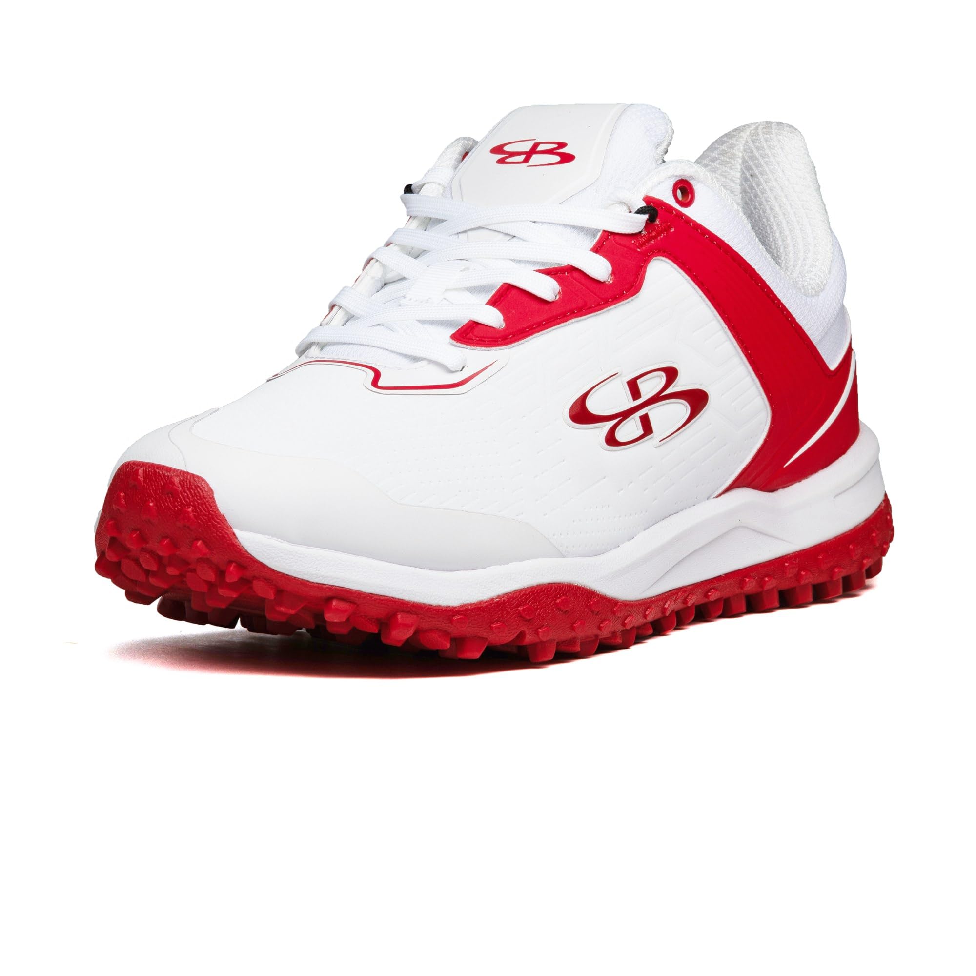 Boombah Viper Pro Men's Turf White/Red - Size 11.5