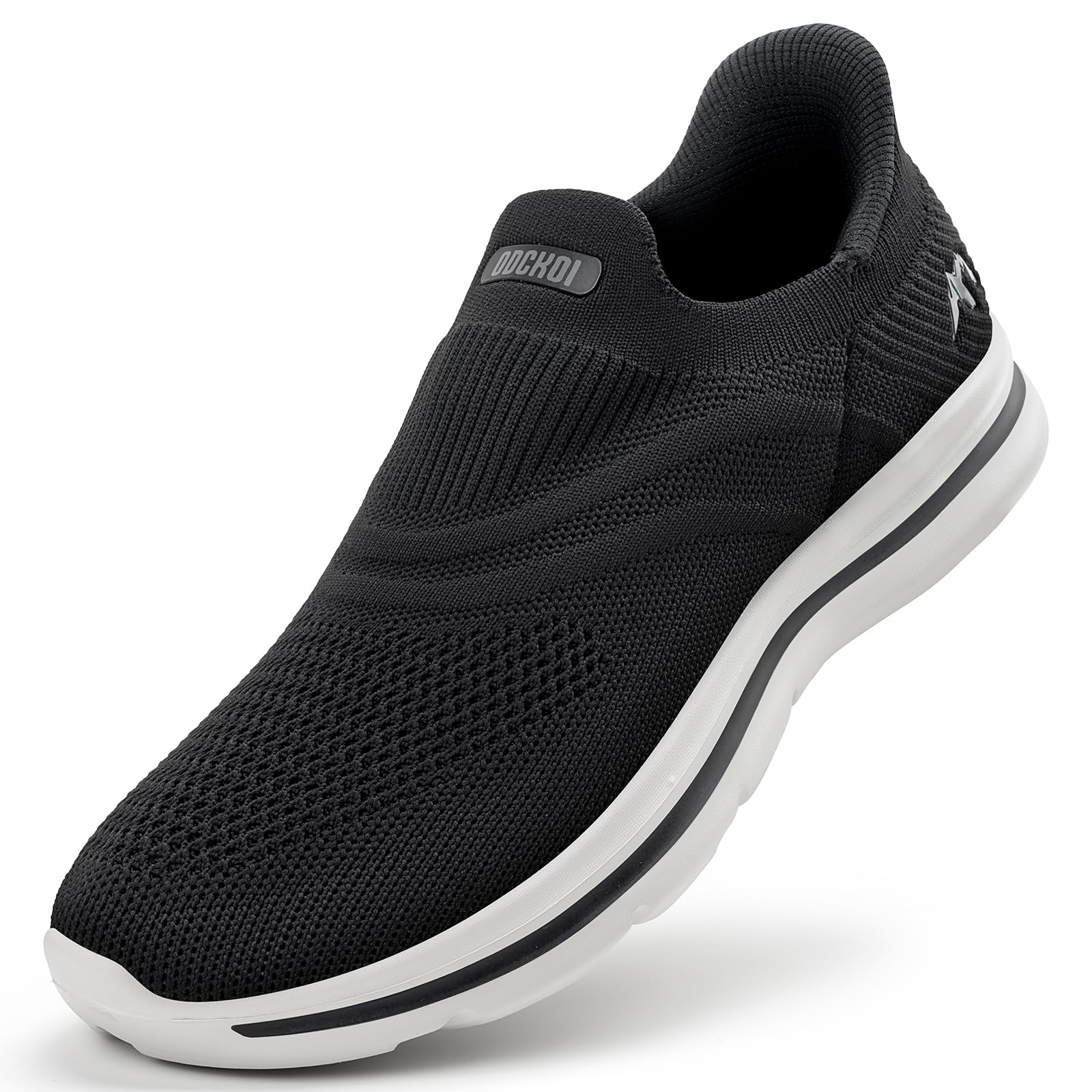 ODCKOI Slip On Sneaker Herren Ohne Schnürsenkel Schuhe Outdoor Sportschuhe Leichtgewichts Atmungsaktiv Hand-Free Freizeit Straßenlaufschuhe