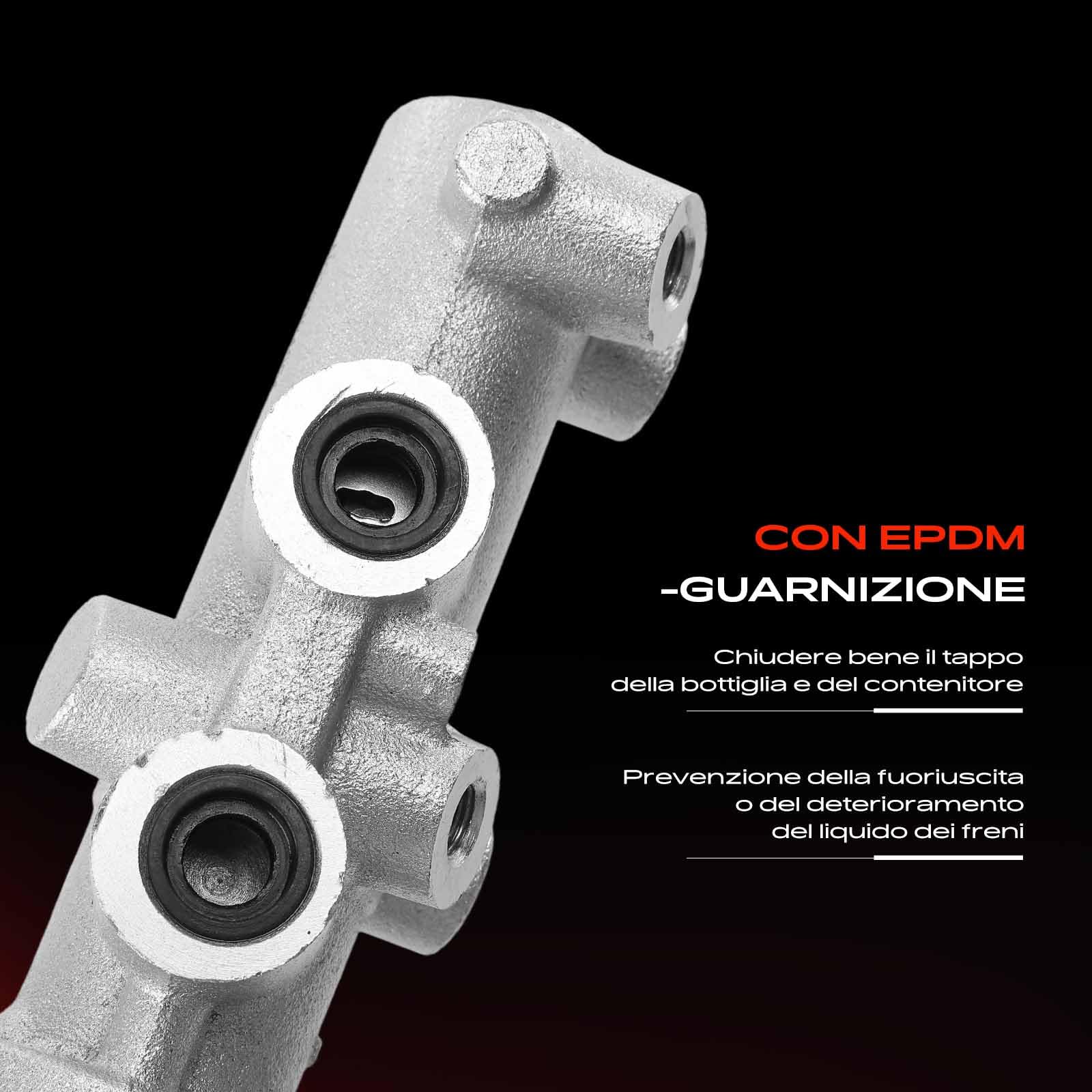 Frankberg Pompa Freno Cilindro di Freno Compatibile con Ducato Bus 250 2.3L Ducato Bus 244 2.0L Ducato Bus 244 2.3L Ducato Bus 230 2.8L Jumper Furgone 230L 2.5L Replace# 4601N6