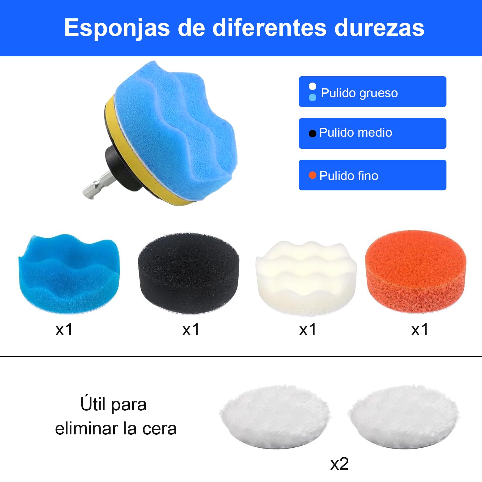 Juego De 133 Piezas De Lija Con Velcro Para Dremel | Papel De Lija Húmedo/Seco, Discos Pulidores, Para Madera Y Metal