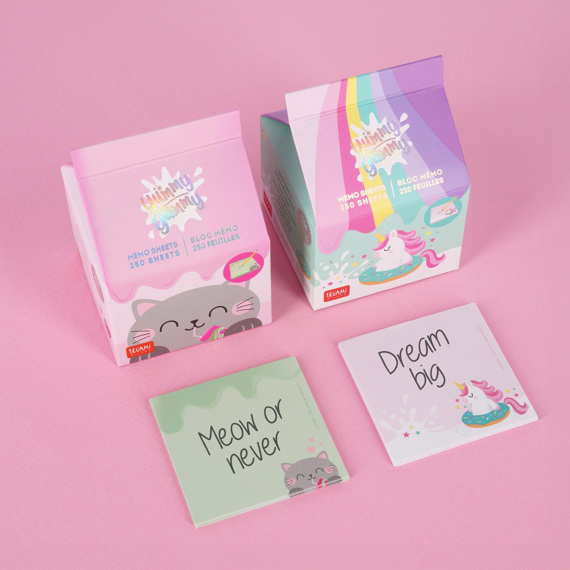 Legami, Yummy Yummy Memo Pad, Notepad with 250 Removable Sheets, FSC Certified Paper, Size 7 x 10 x 7 cm - Image 4