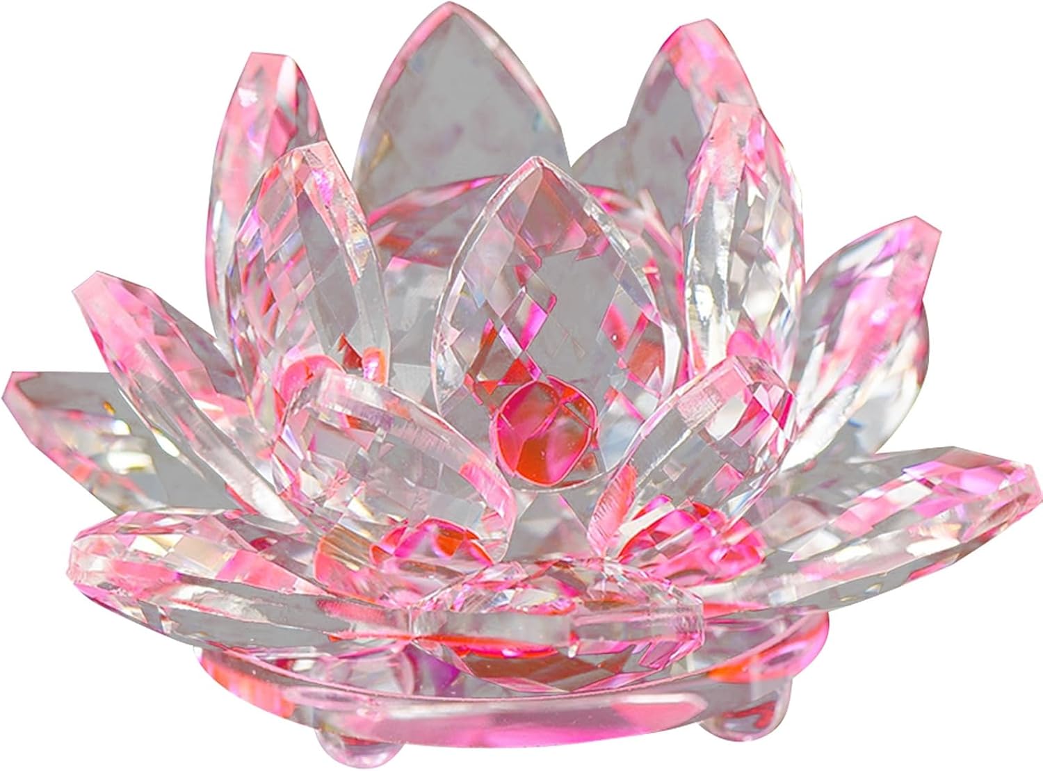 Amazon.co.jp ulafbwur 人工ホワイトクリスタル 人工クォーツ クリスタル 蓮の花 置物 ウェディングパーティー 装飾 お