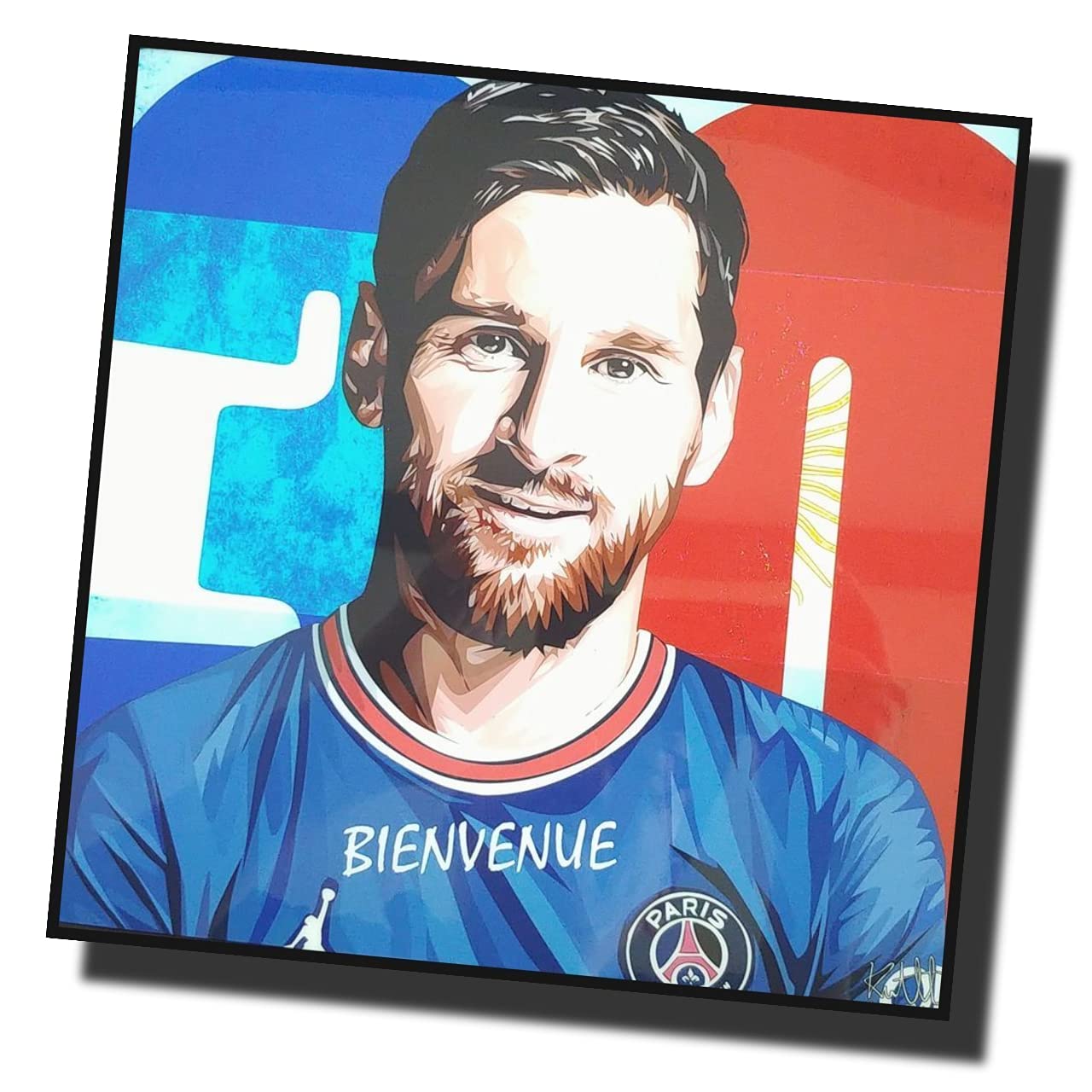 メッシ ランプicons】ICONS メッシ 300 LA LIGA GOALS サイン入り