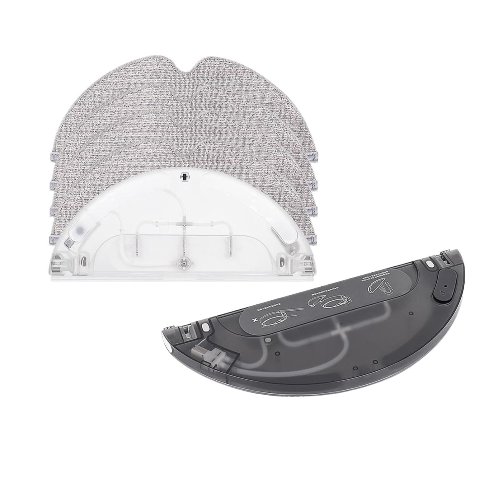Wischtuchhalter, kompatibel mit Xiaomi, 1C STYTJ01ZHM 1T STYTJ02ZHM Roboter-Staubsauger-Zubehör Ersatzteile(F)