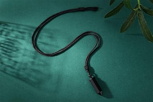 Miniatura 6 de XIANNVXI Collar de cristal para hombres y mujeres, cuerda ajustable, punta hexagonal, cristal curativo, piedra natural, collares con dije de piedras