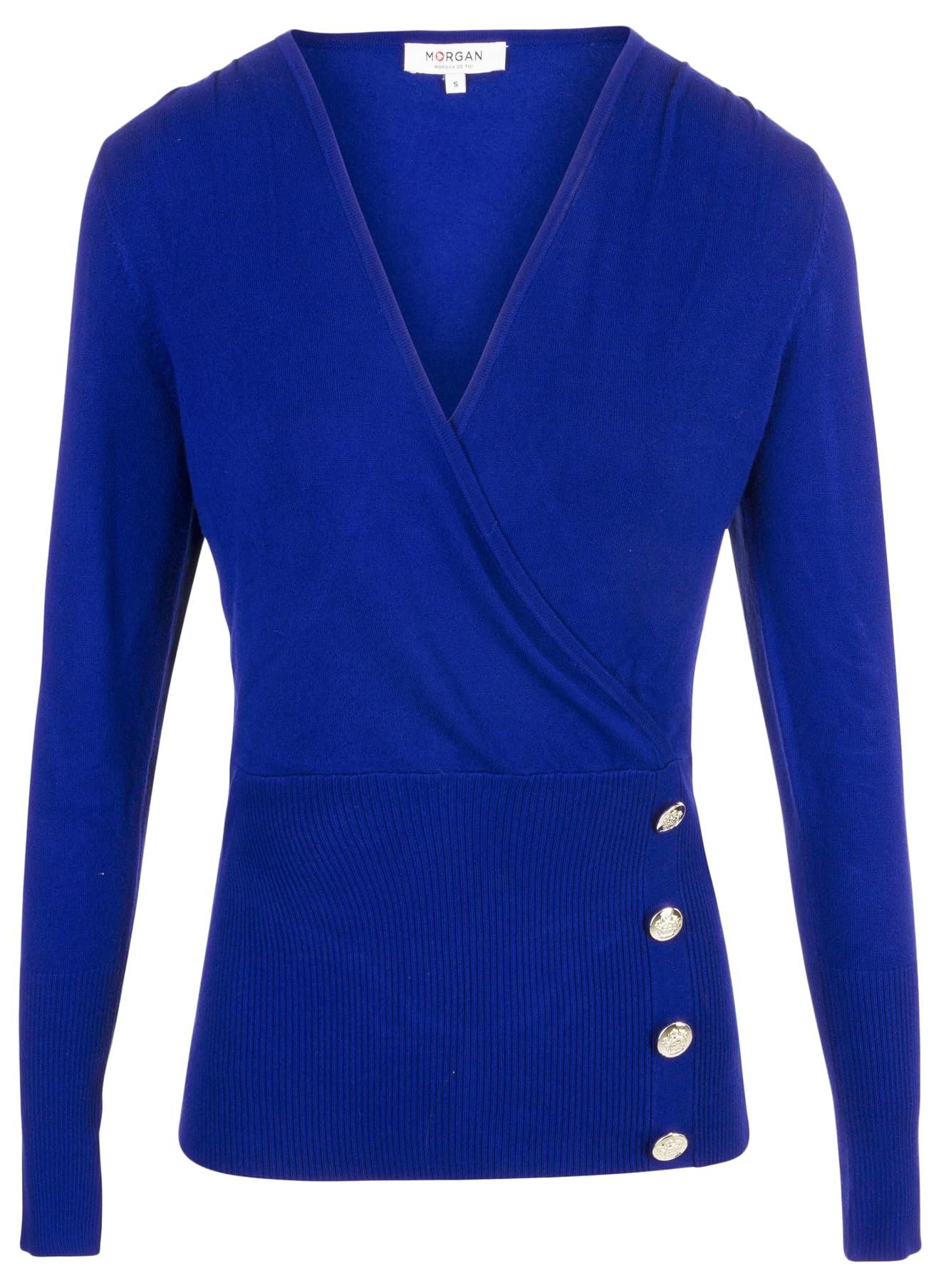 Morgan Woman 182-Mojo.n Sweater, Ultra Blue, XS EU