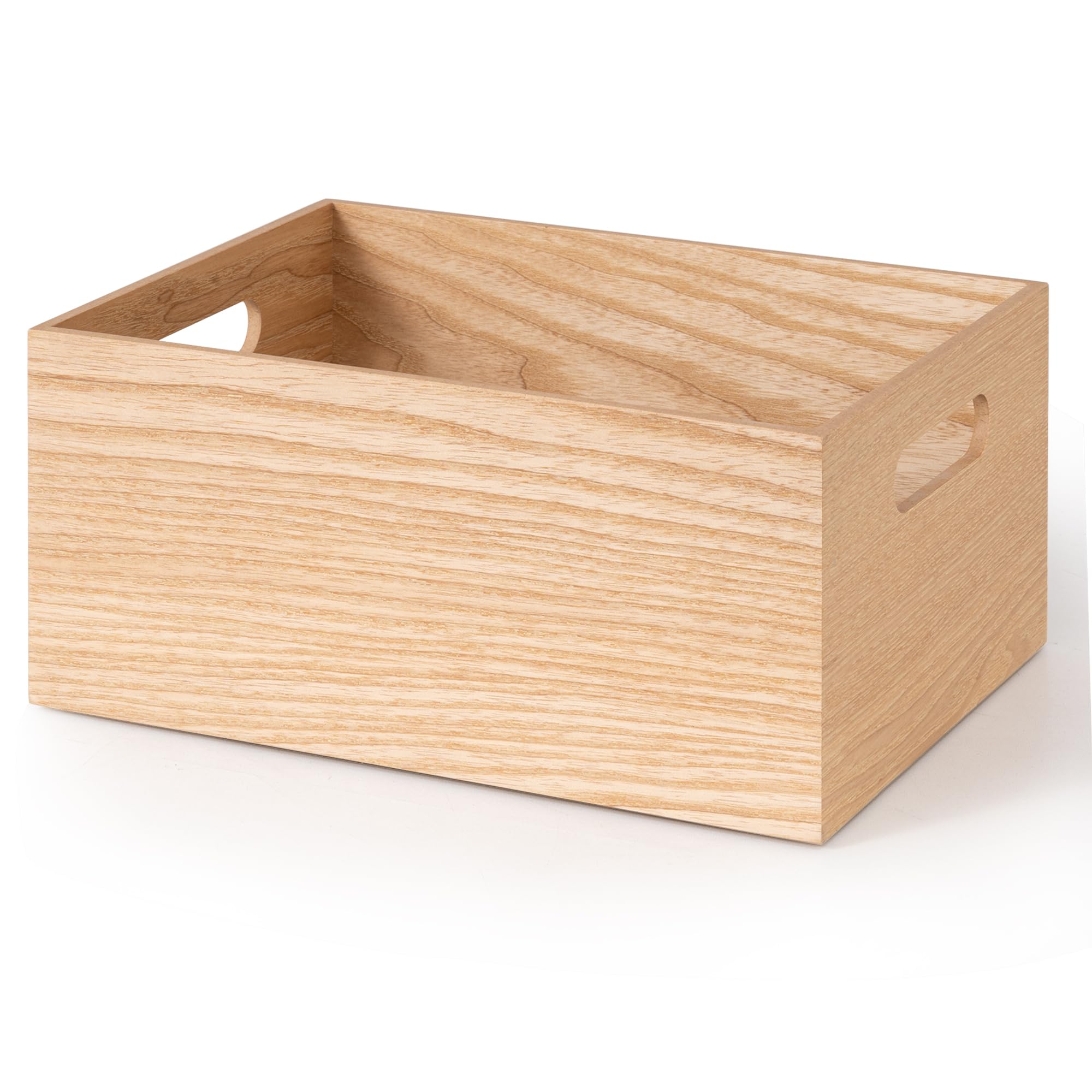 Amazon.co.jp: Marsmiles 木製収納ボックス 丈夫な収納ケース ハンドル