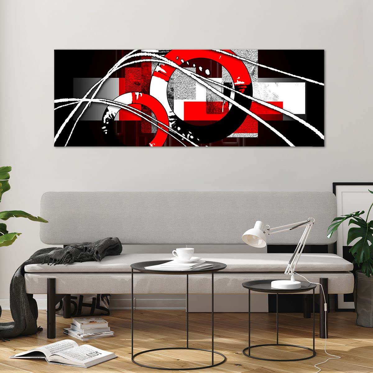 Tableau Décoratif Sur Verre - Impression Moderne 140x50 Cm - Déco Murale Panoramique Pour Salon Ou Chambre