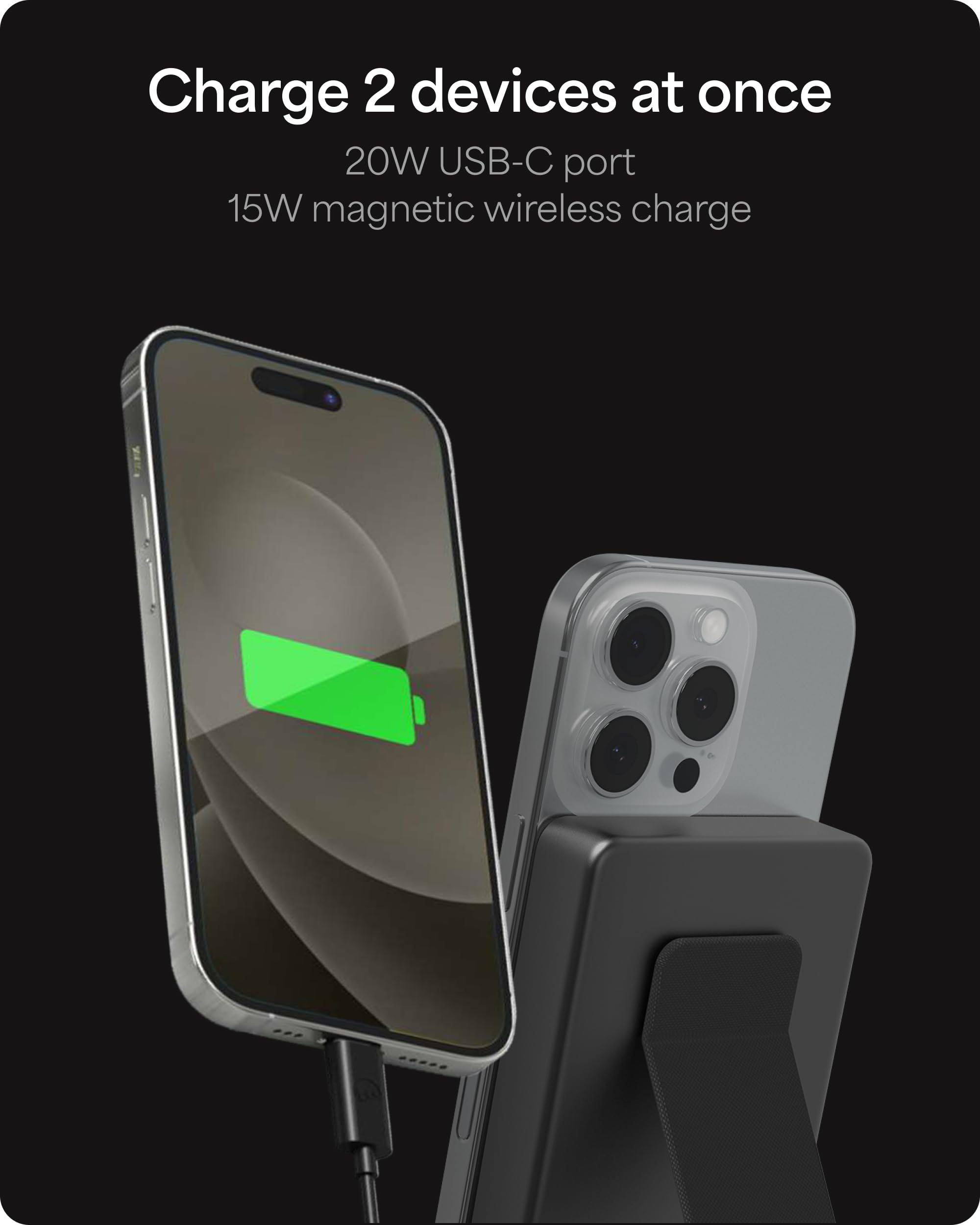 Mophie Powerstation Wireless Slim with Stand 10,000mAh Power Bank